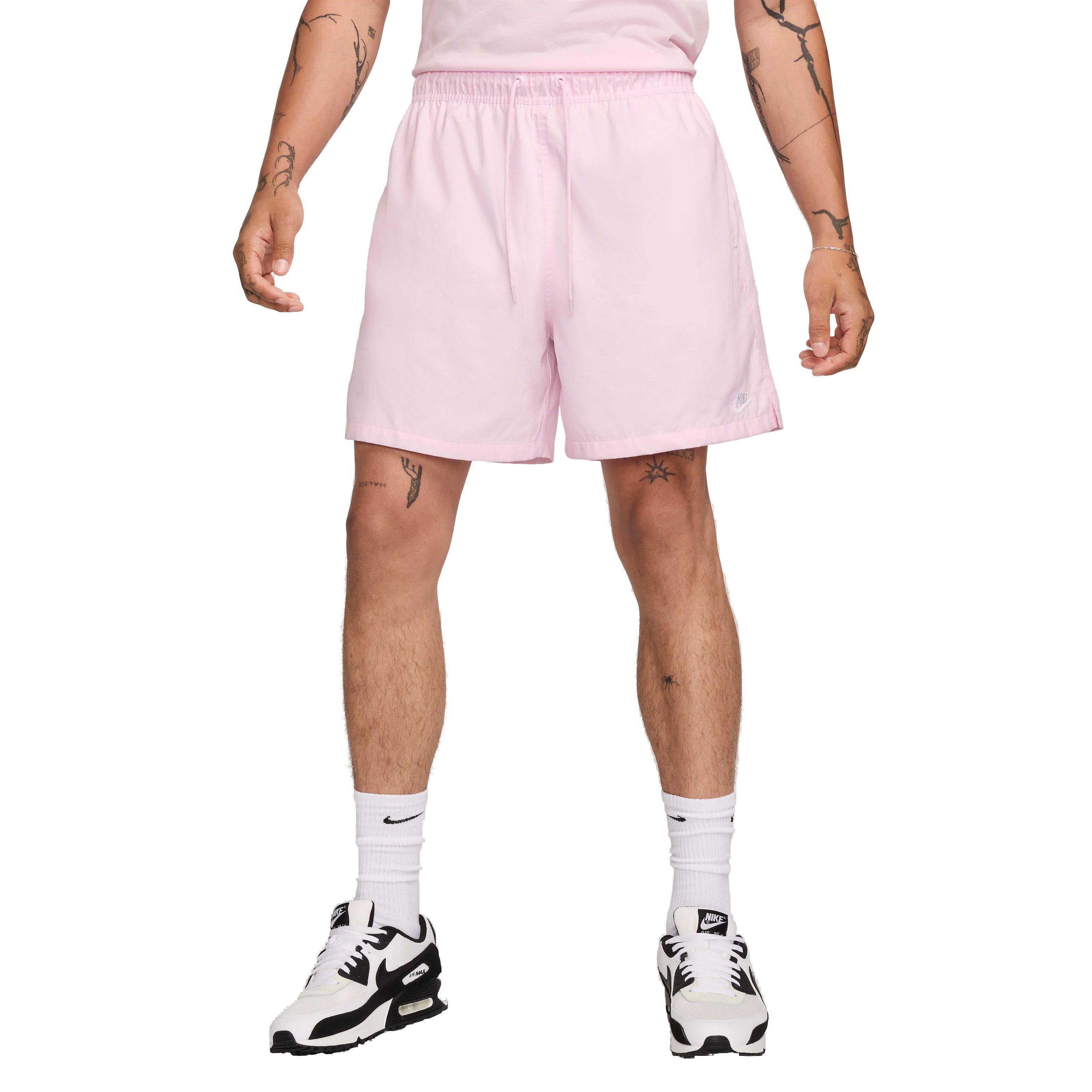 Nike Men's Club Woven Flow Shorts - PINK Thumbnail View 3