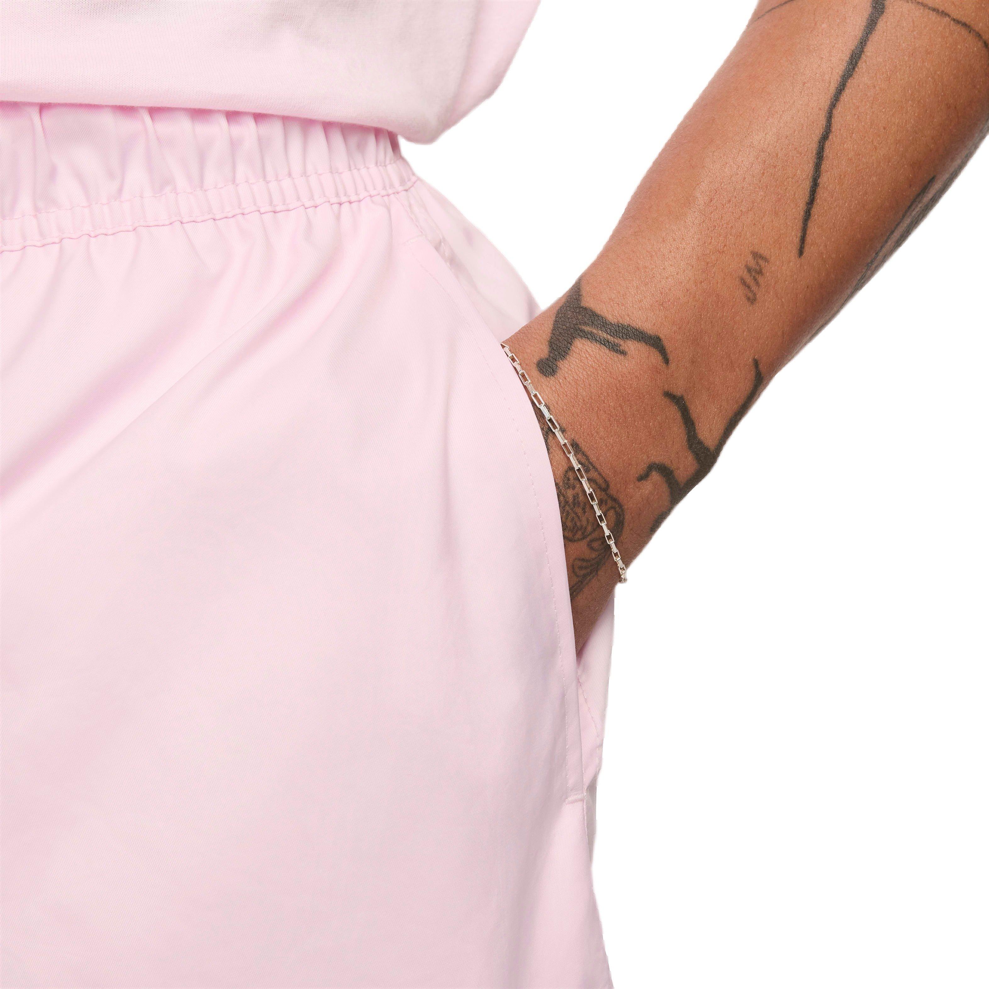 Nike Men's Club Woven Flow Shorts - PINK Thumbnail View 4