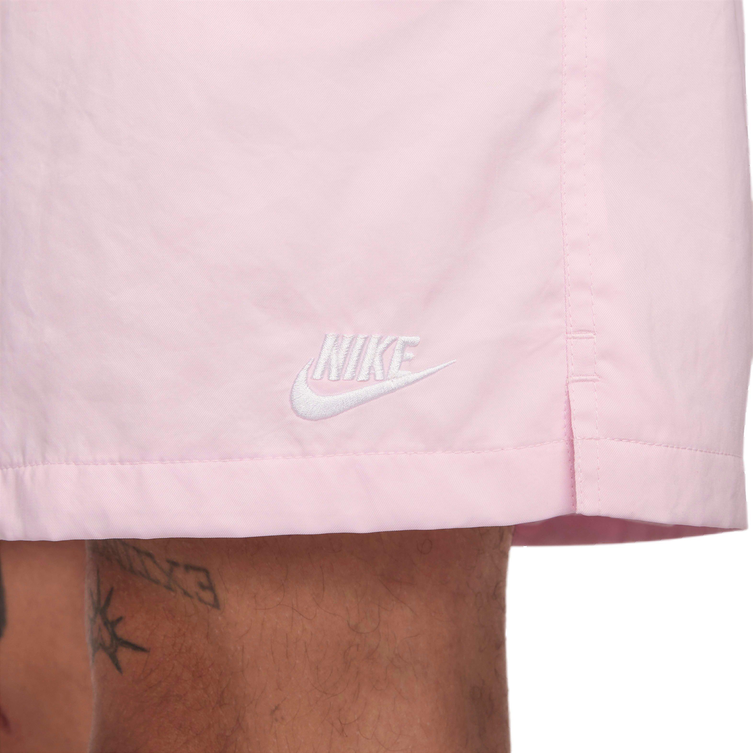 Nike Men's Club Woven Flow Shorts - PINK Thumbnail View 6