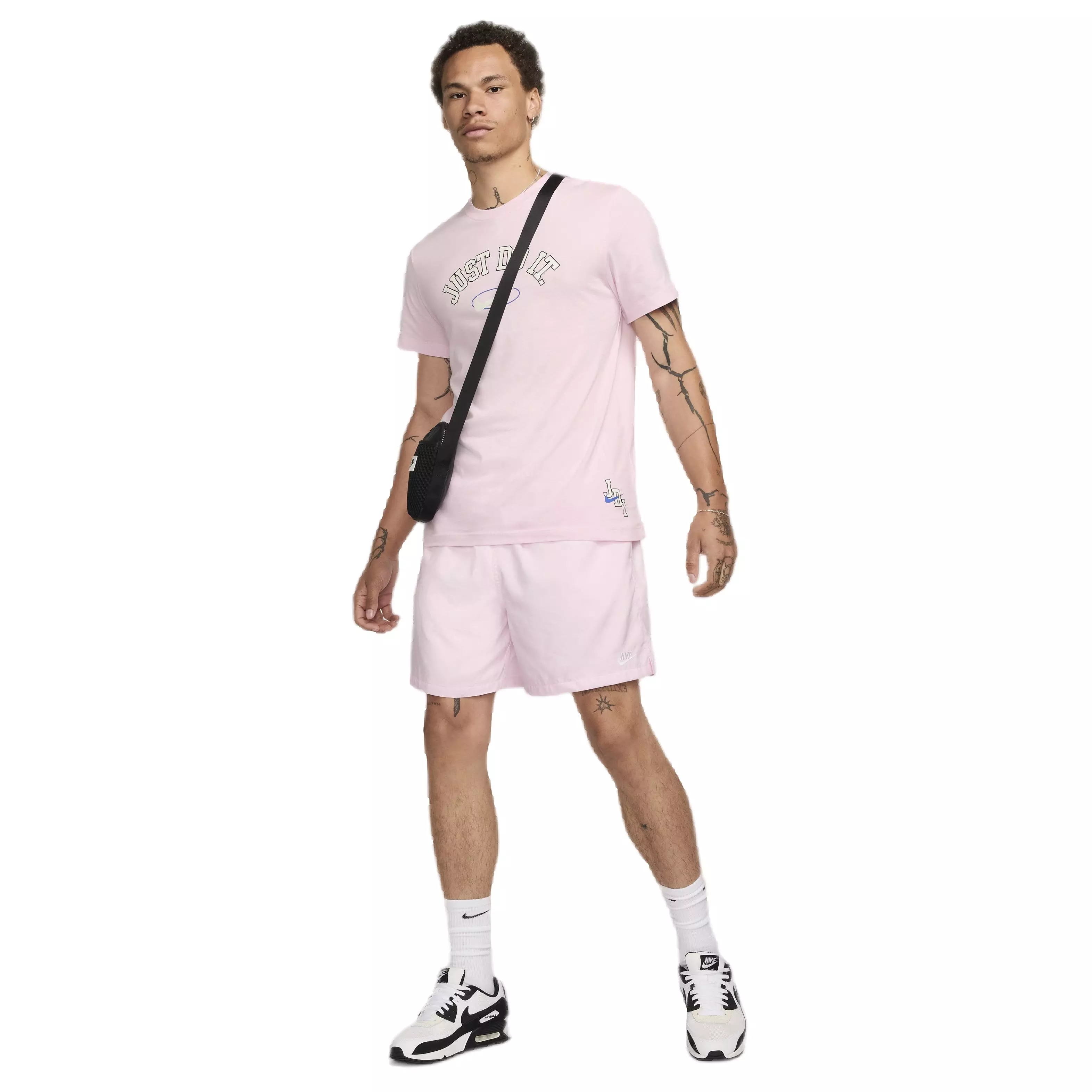 Nike Men's Club Woven Flow Shorts - PINK