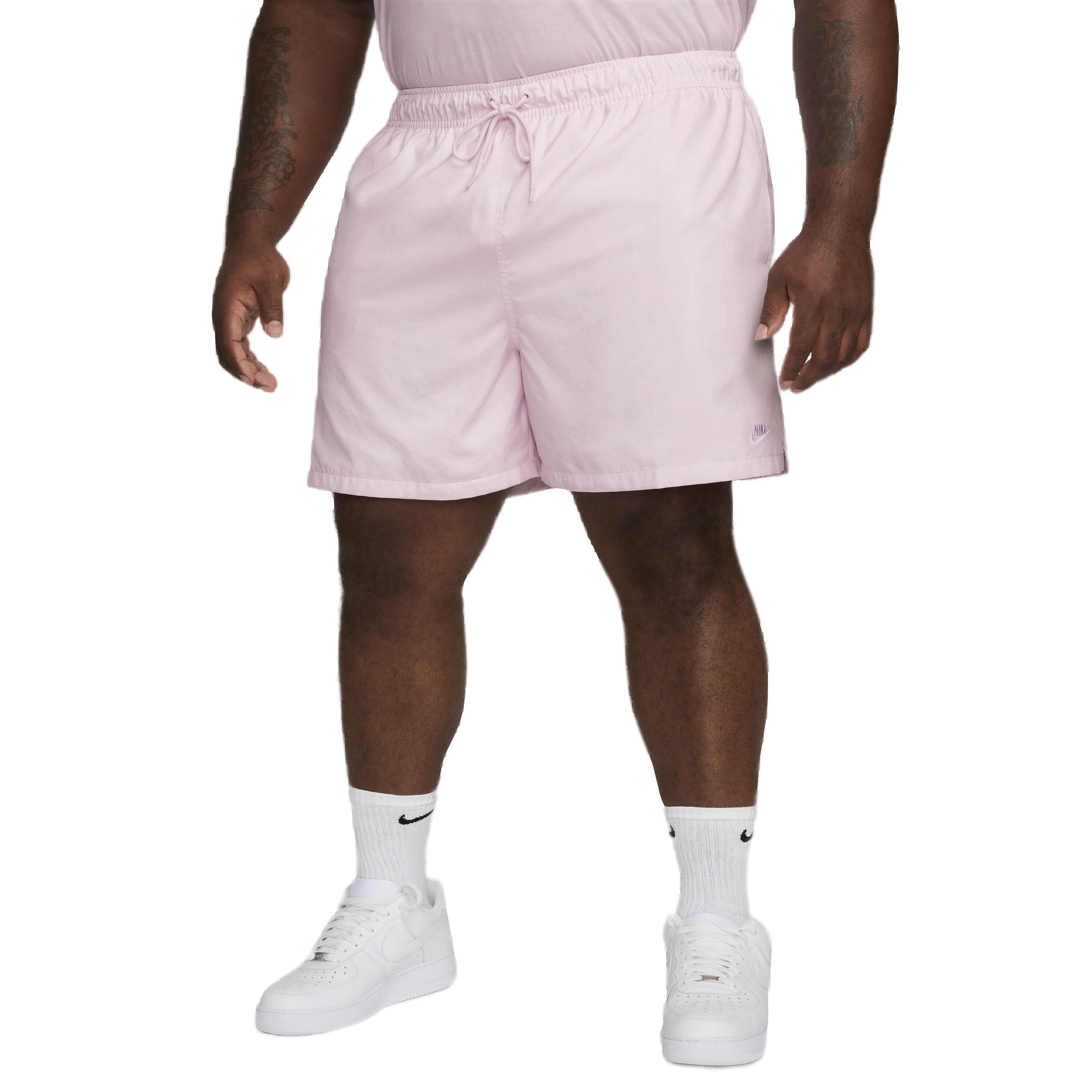 Nike Men's Club Woven Flow Shorts - PINK Thumbnail View 8
