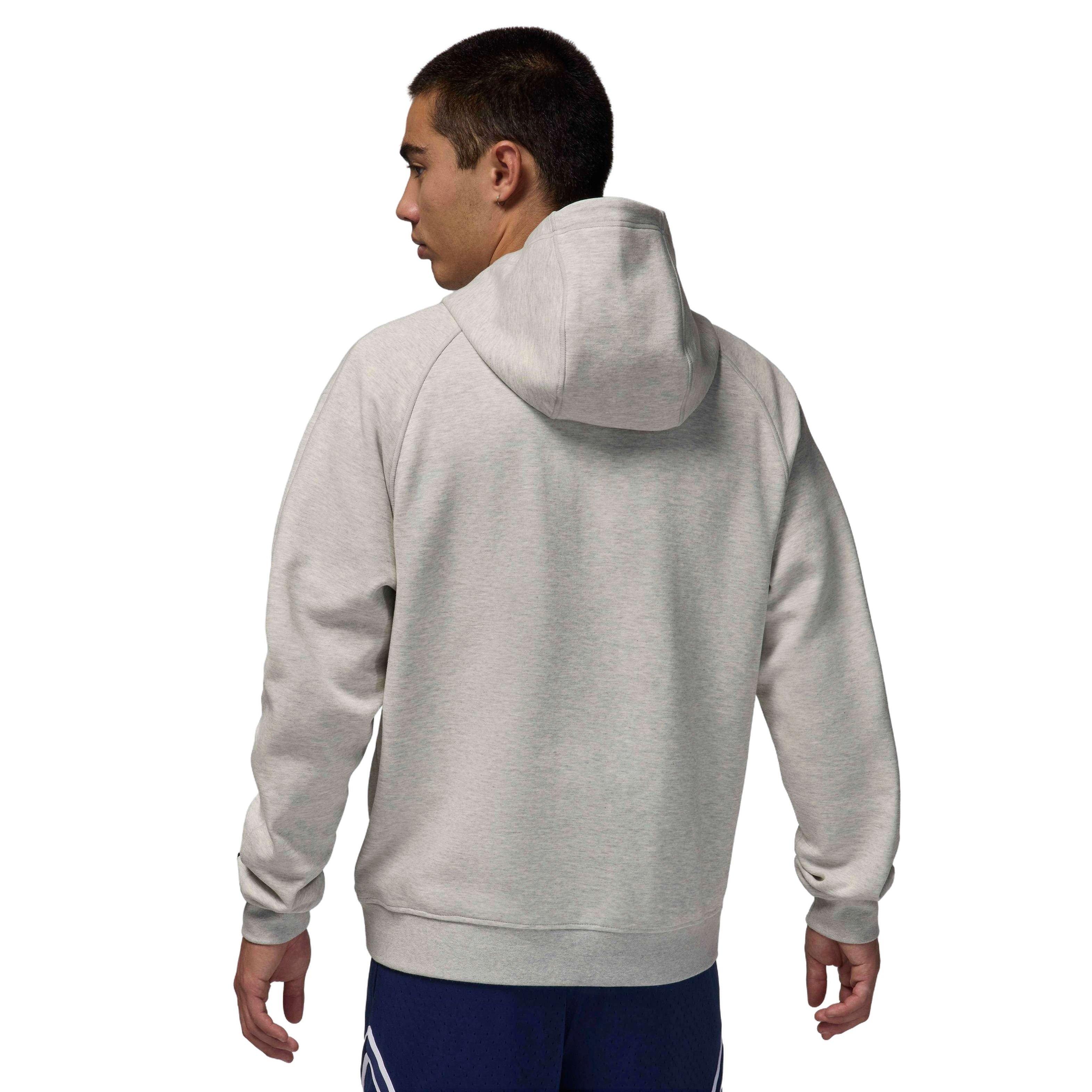 Jordan Men's Sport Hoop Fleece Dri-FIT Pullover Hoodie -Grey Heather - GREY HEATHER Thumbnail View 2