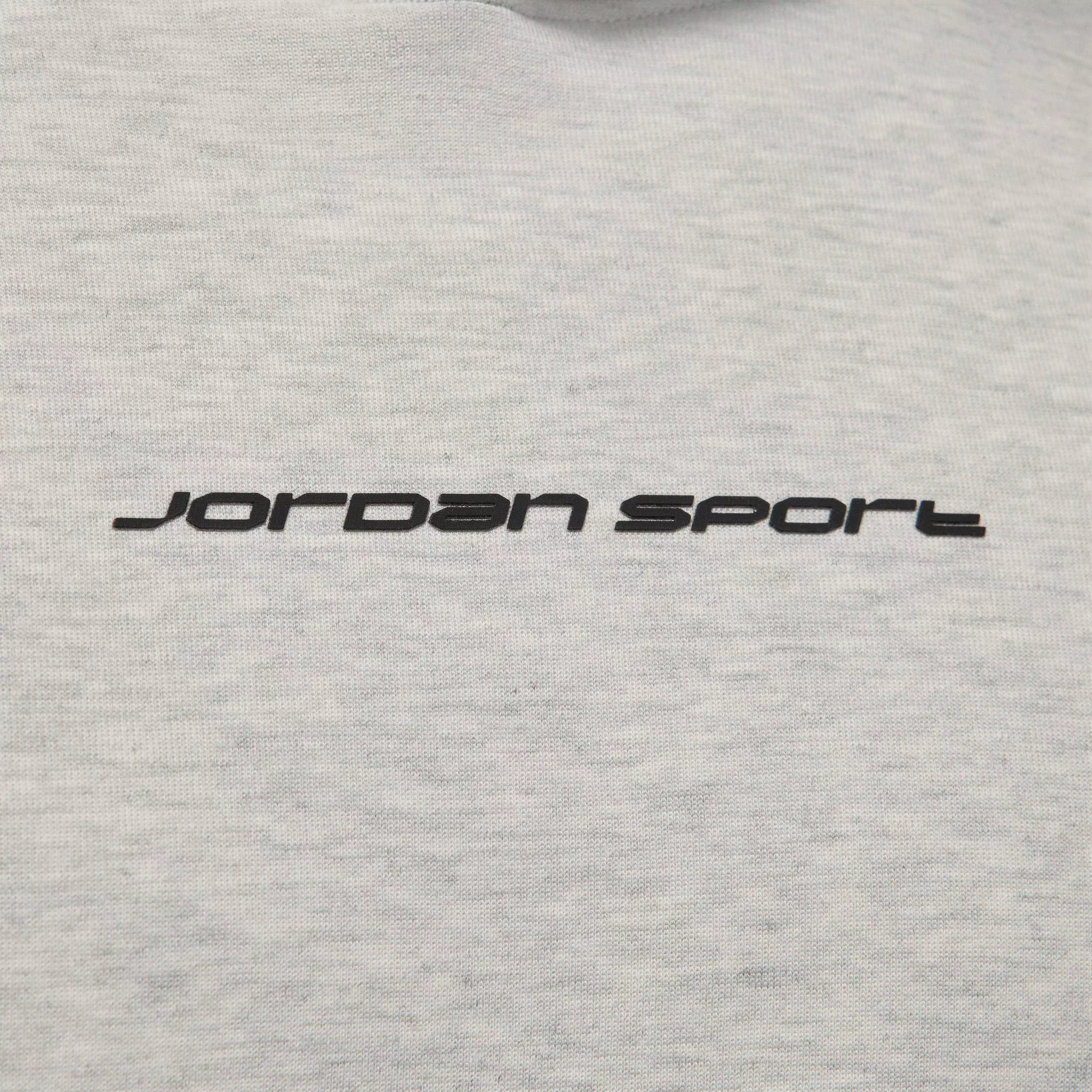 Jordan Men's Sport Hoop Fleece Dri-FIT Pullover Hoodie -Grey Heather - GREY HEATHER