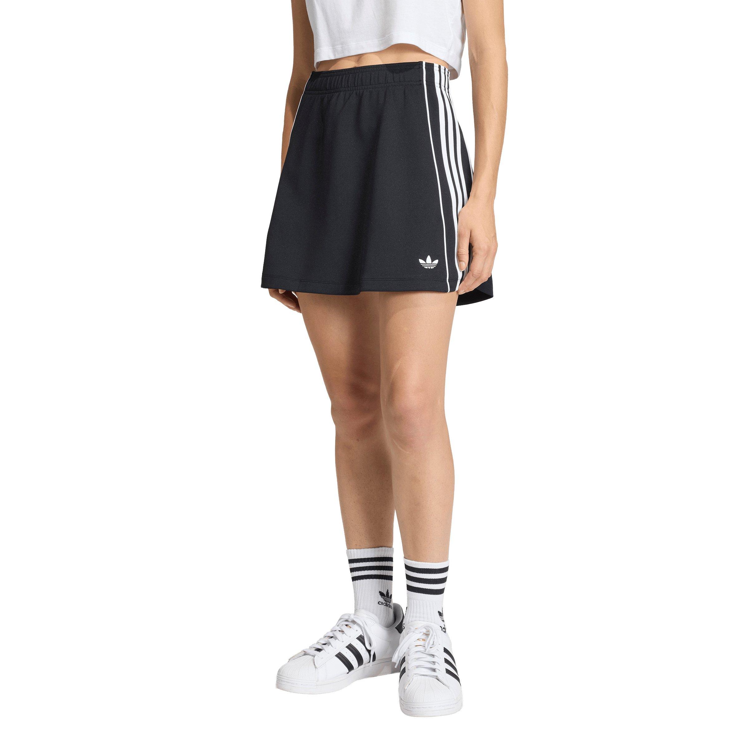 adidas Originals Women's 3-Stripes Skirt - Black - BLACK Thumbnail View 1