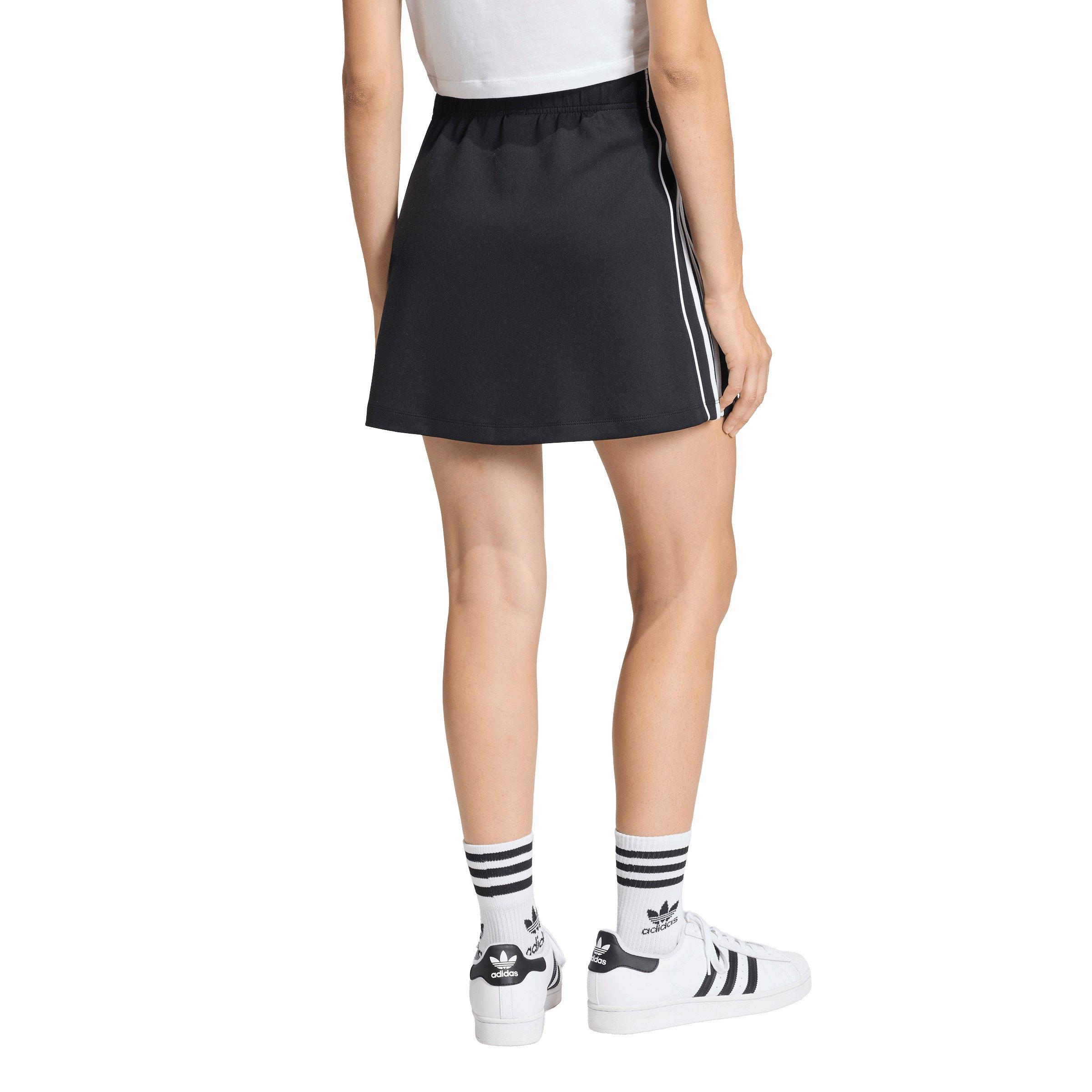 adidas Originals Women's 3-Stripes Skirt - Black - BLACK Thumbnail View 2