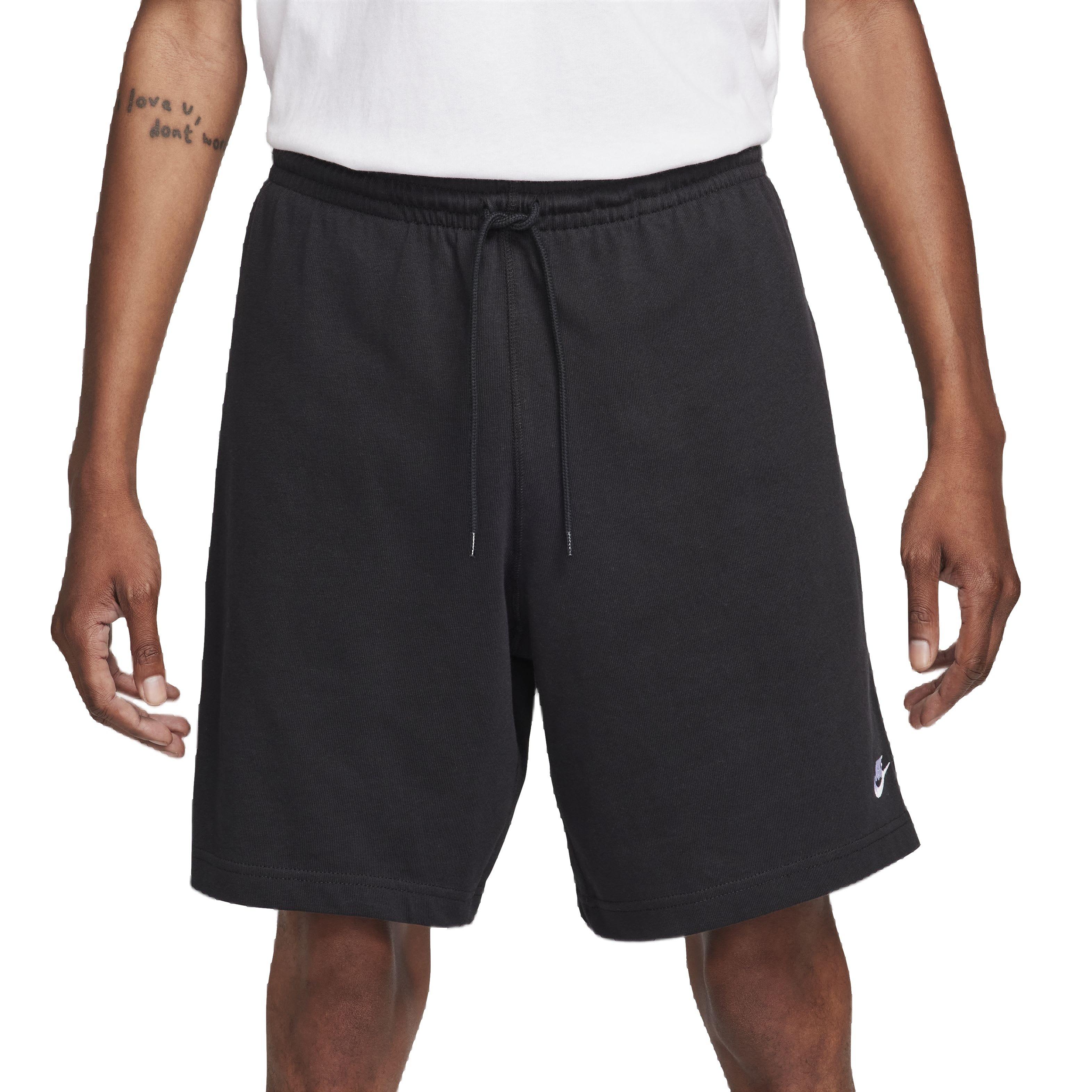 Nike Men's Club Knit Shorts - BLACK Thumbnail View 1