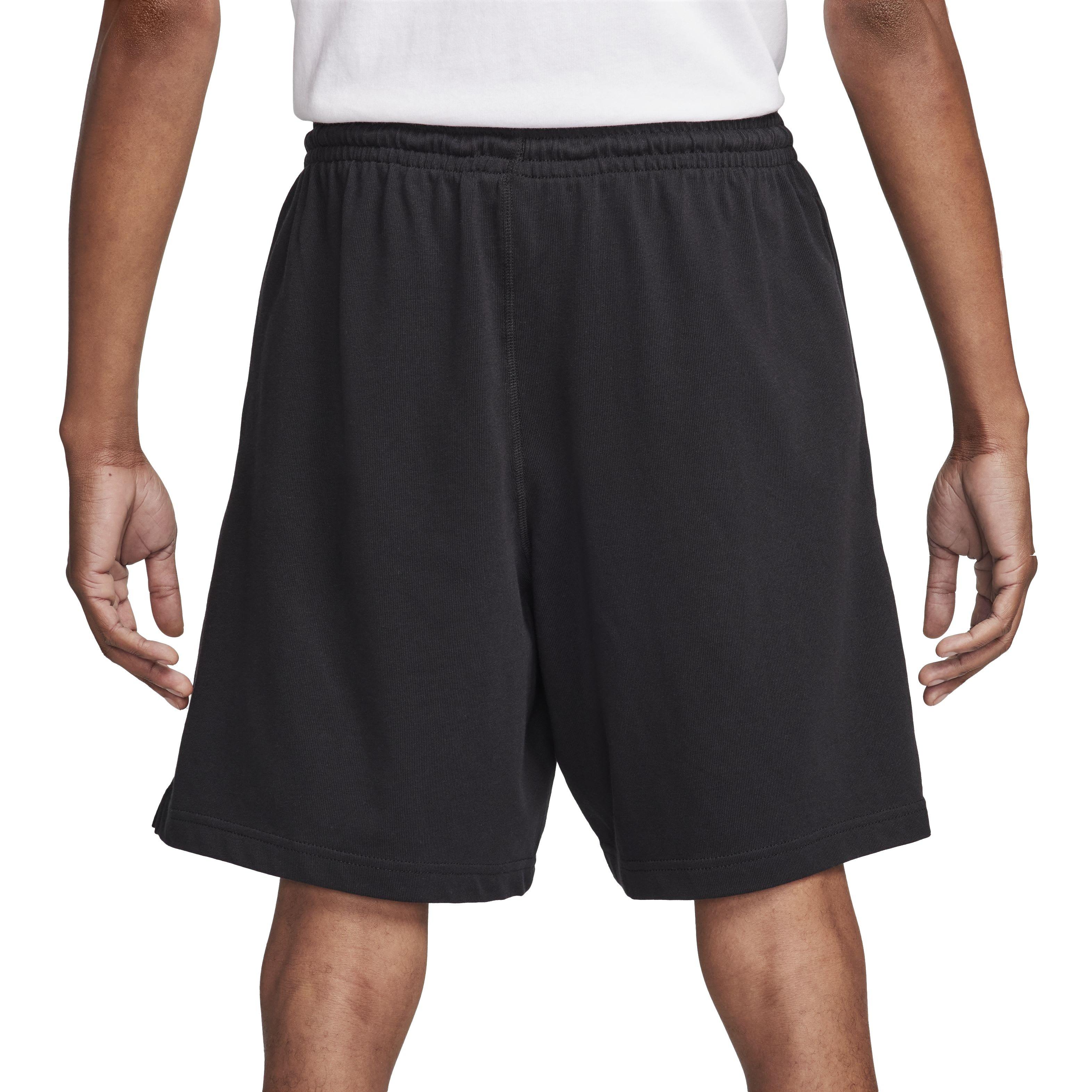 Nike Men's Club Knit Shorts - BLACK Thumbnail View 2