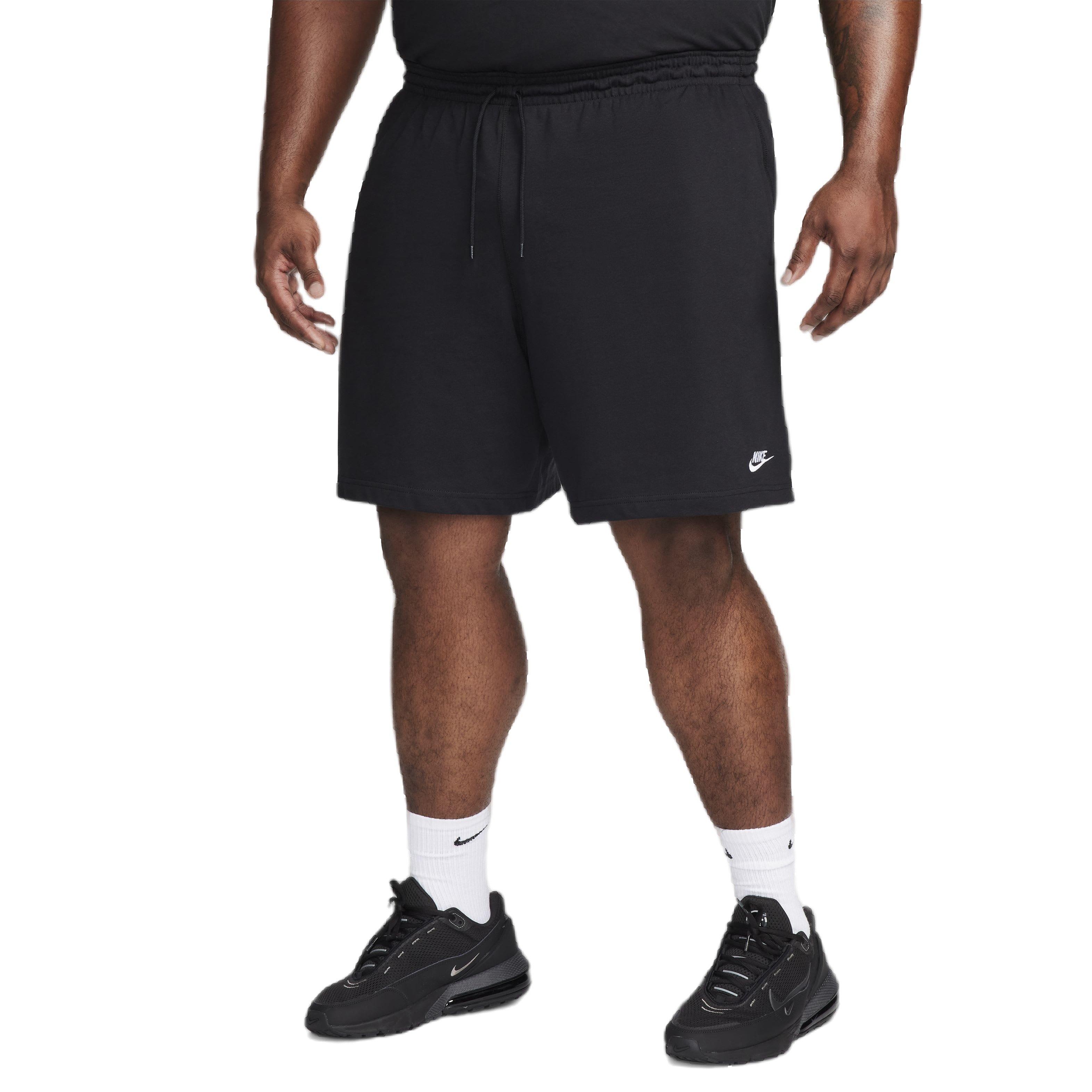Nike Men's Club Knit Shorts - BLACK Thumbnail View 7