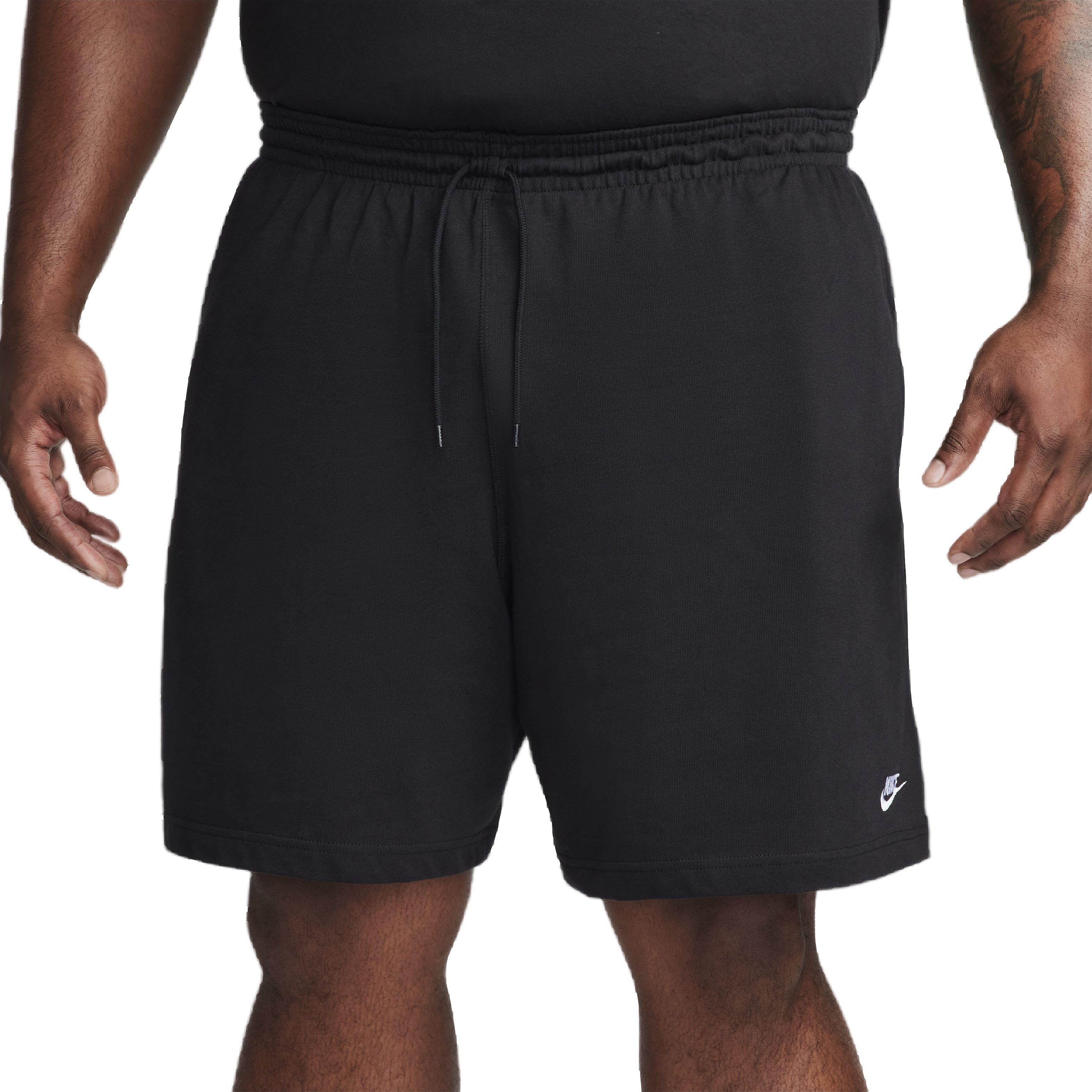 Nike Men's Club Knit Shorts - BLACK Thumbnail View 8
