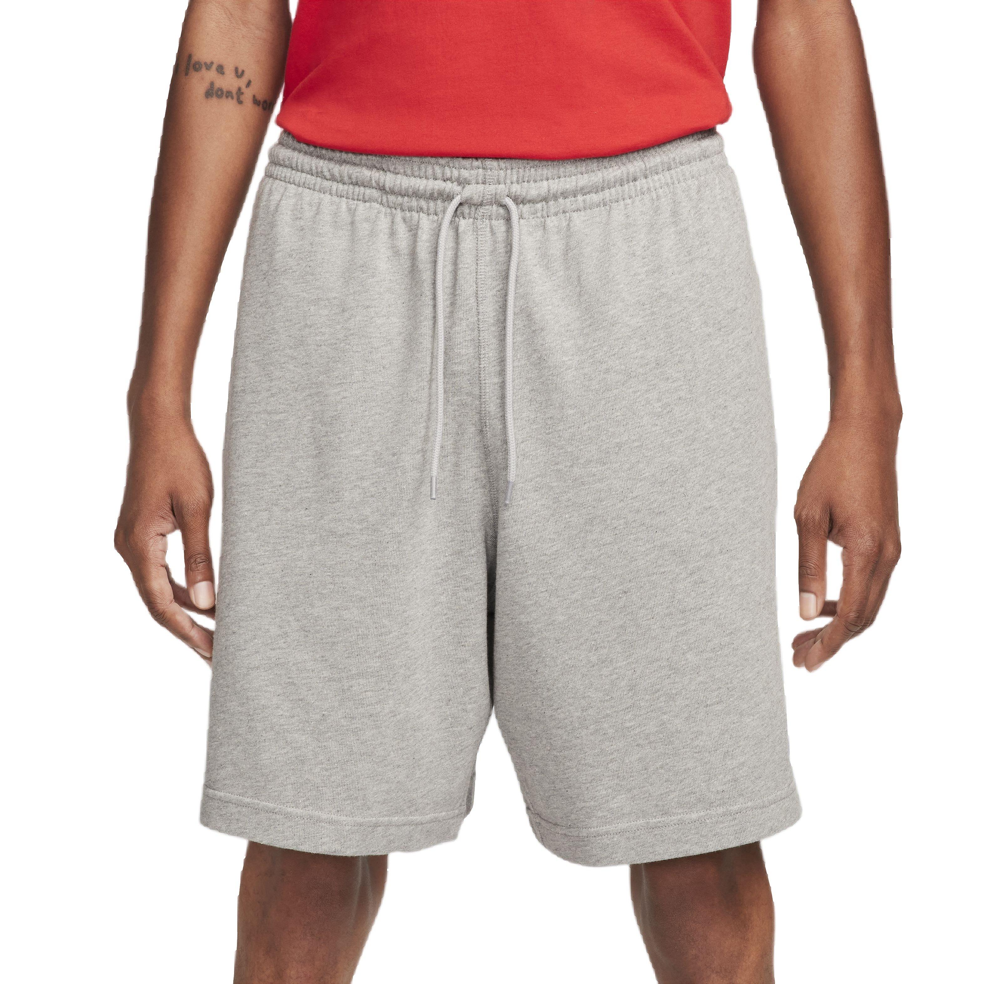 Nike Men's Club Knit Shorts - GREY Thumbnail View 1