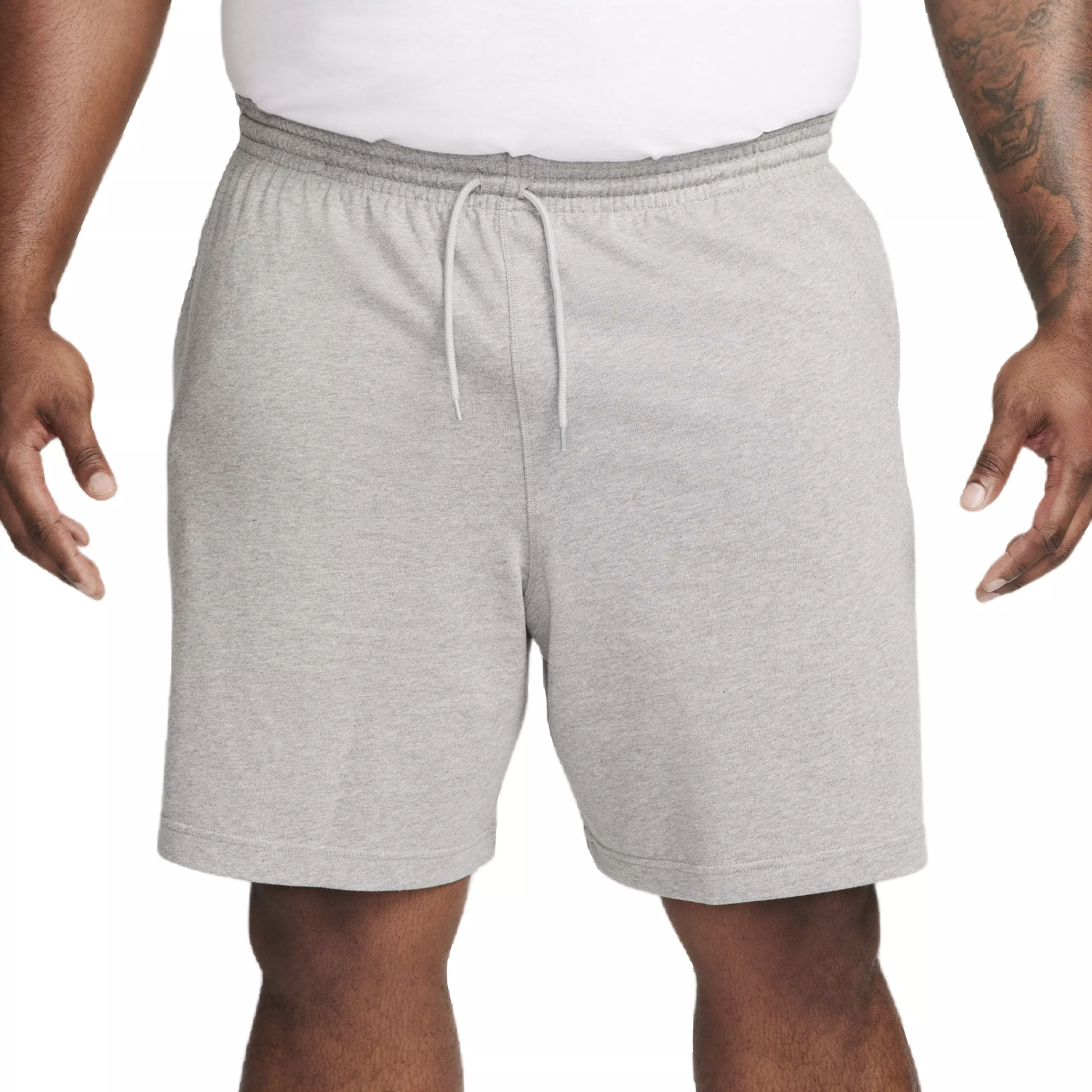 Nike Men's Club Knit Shorts - GREY