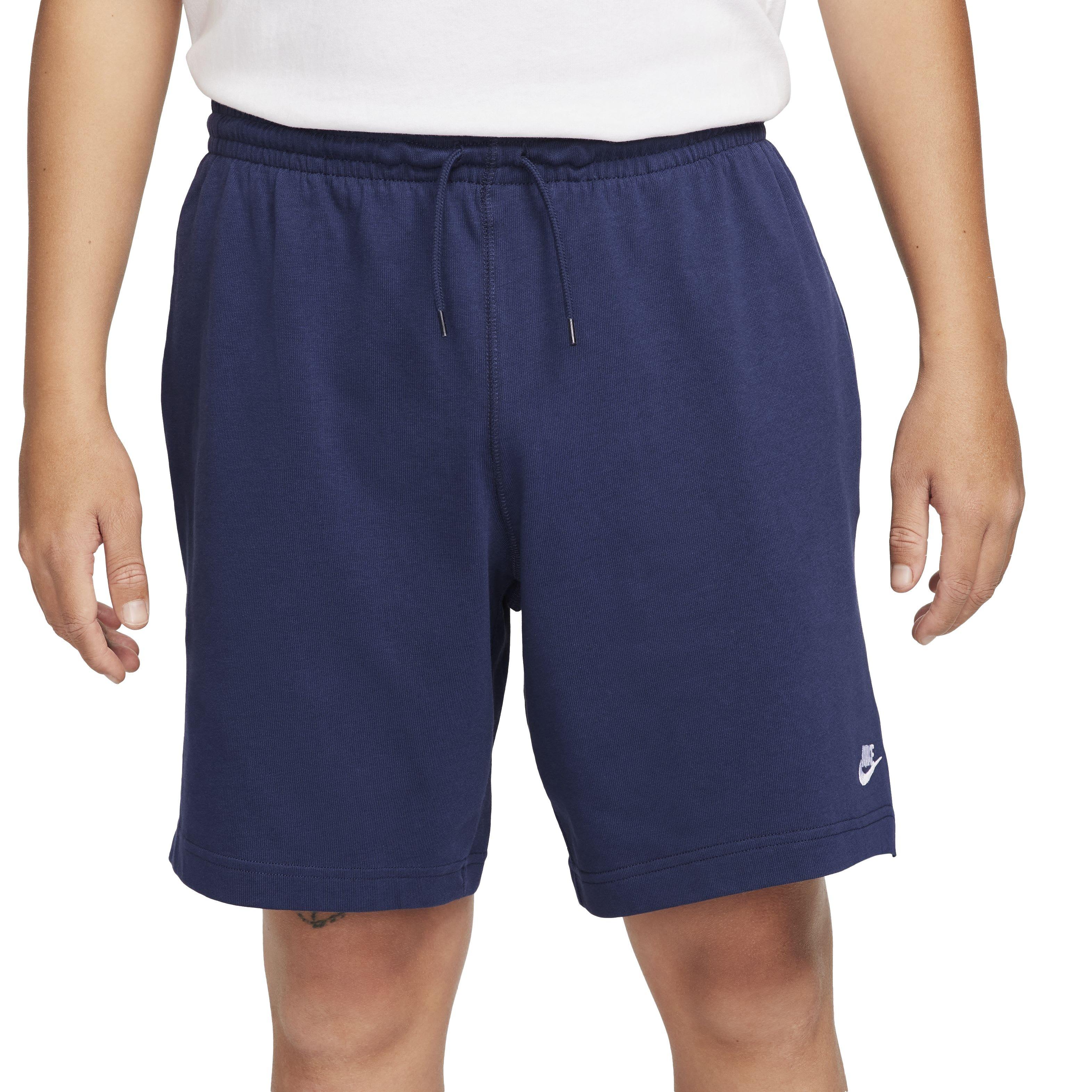 Nike Men's Club Knit Shorts - BLUE Thumbnail View 1
