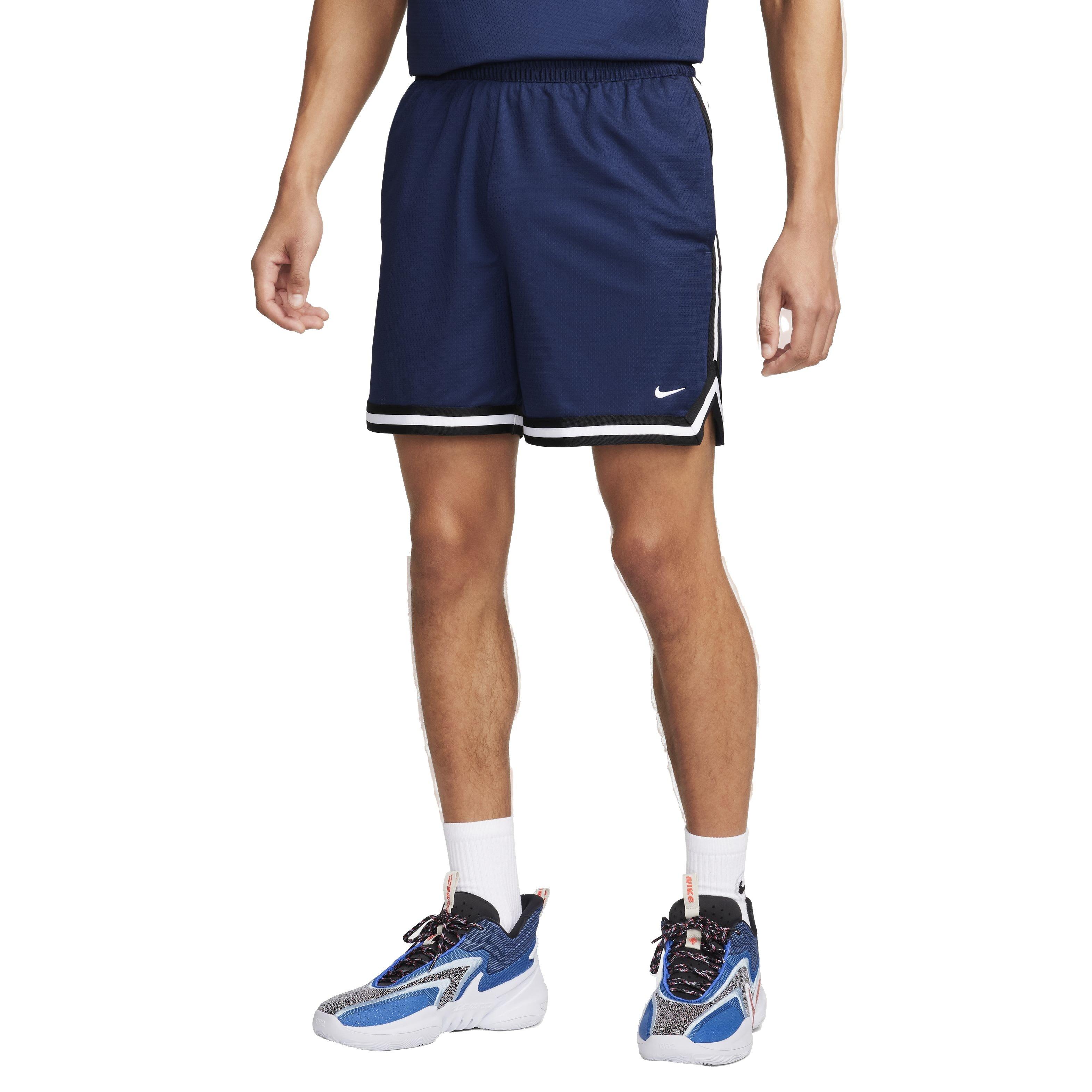 Nike Men's DNA Dri-FIT 6" Basketball Shorts -Navy - NAVY Thumbnail View 3