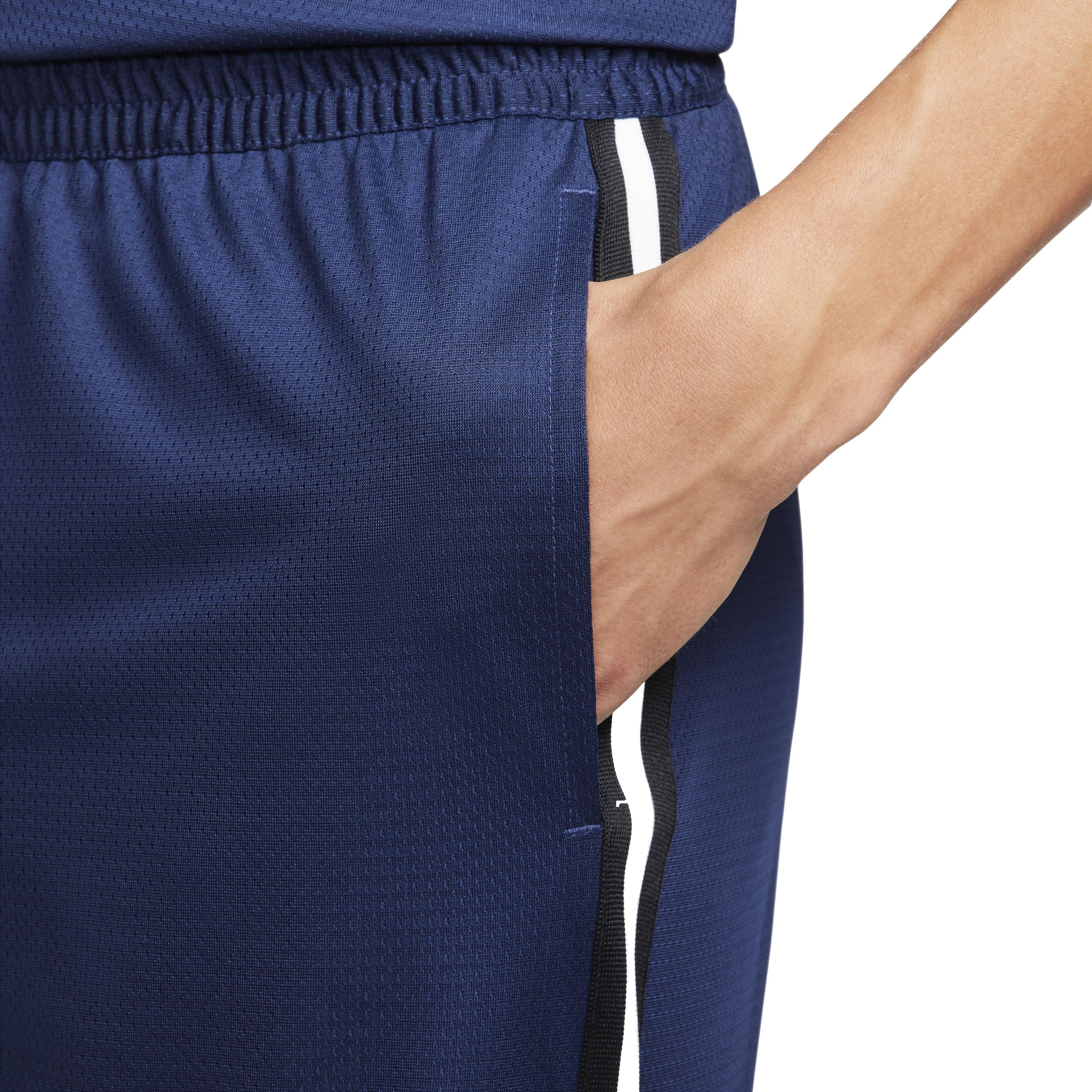 Nike Men's DNA Dri-FIT 6" Basketball Shorts - Navy - NAVY Thumbnail View 5