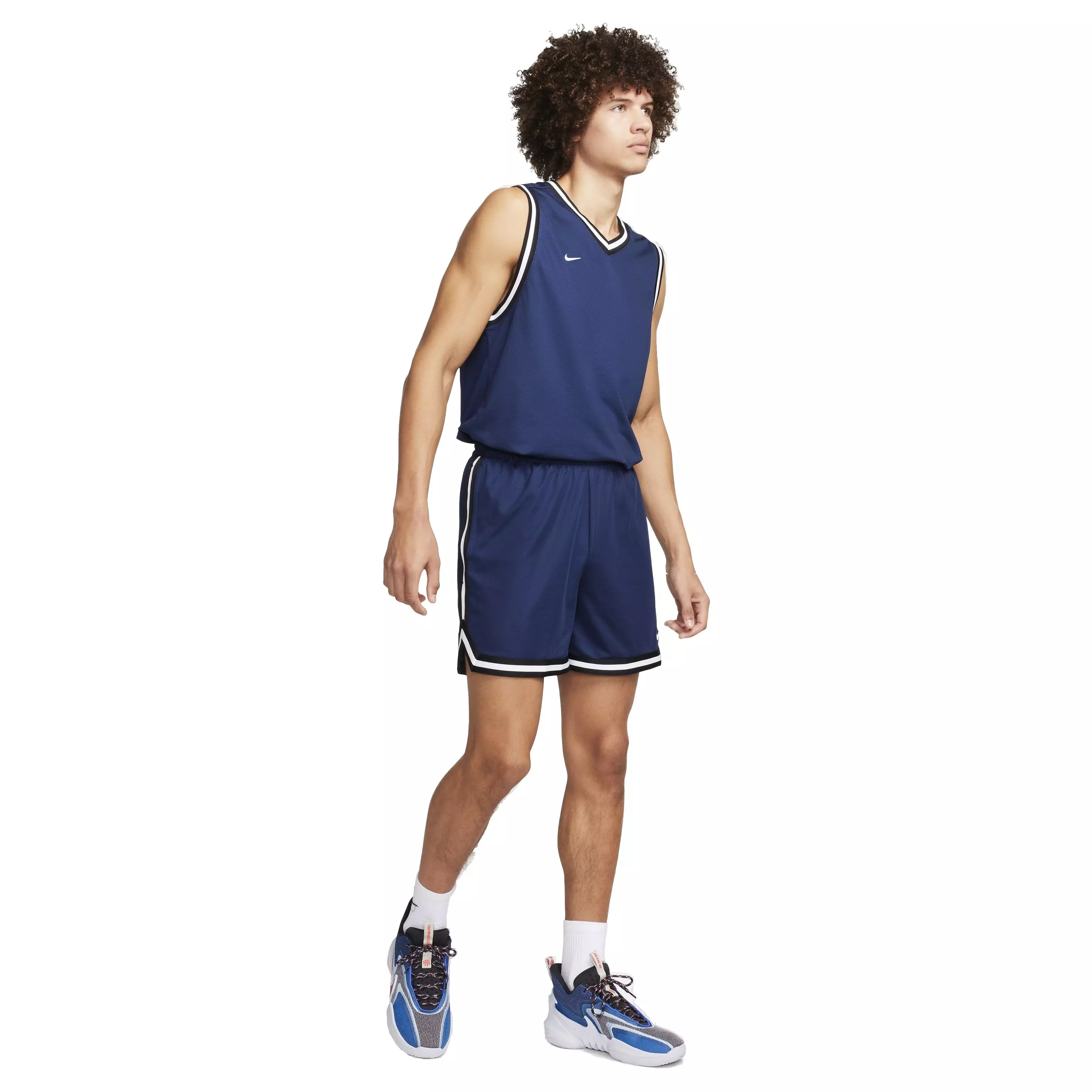 Nike Men's DNA Dri-FIT 6" Basketball Shorts -Navy - NAVY