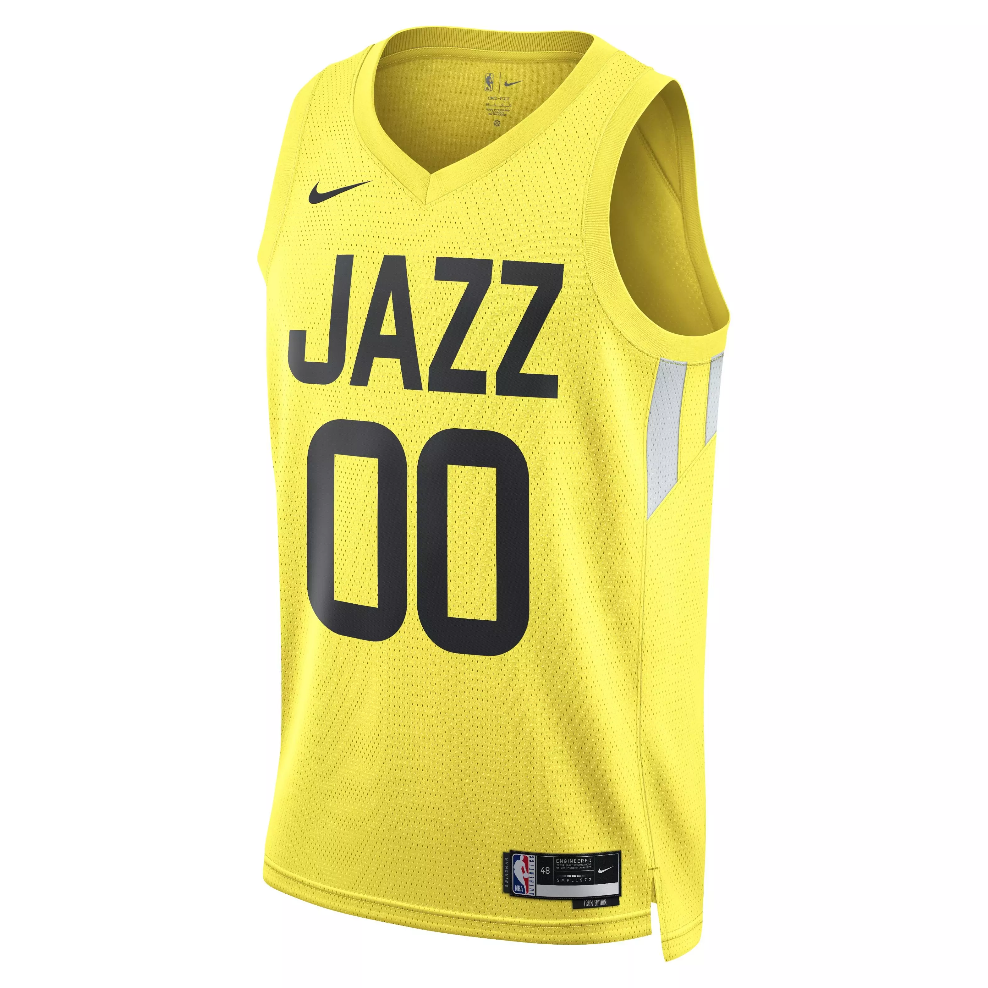 Nike Men's NBA Utah Jazz Jordan Clarkson Icon Swingman Jersey -Yellow - YELLOW