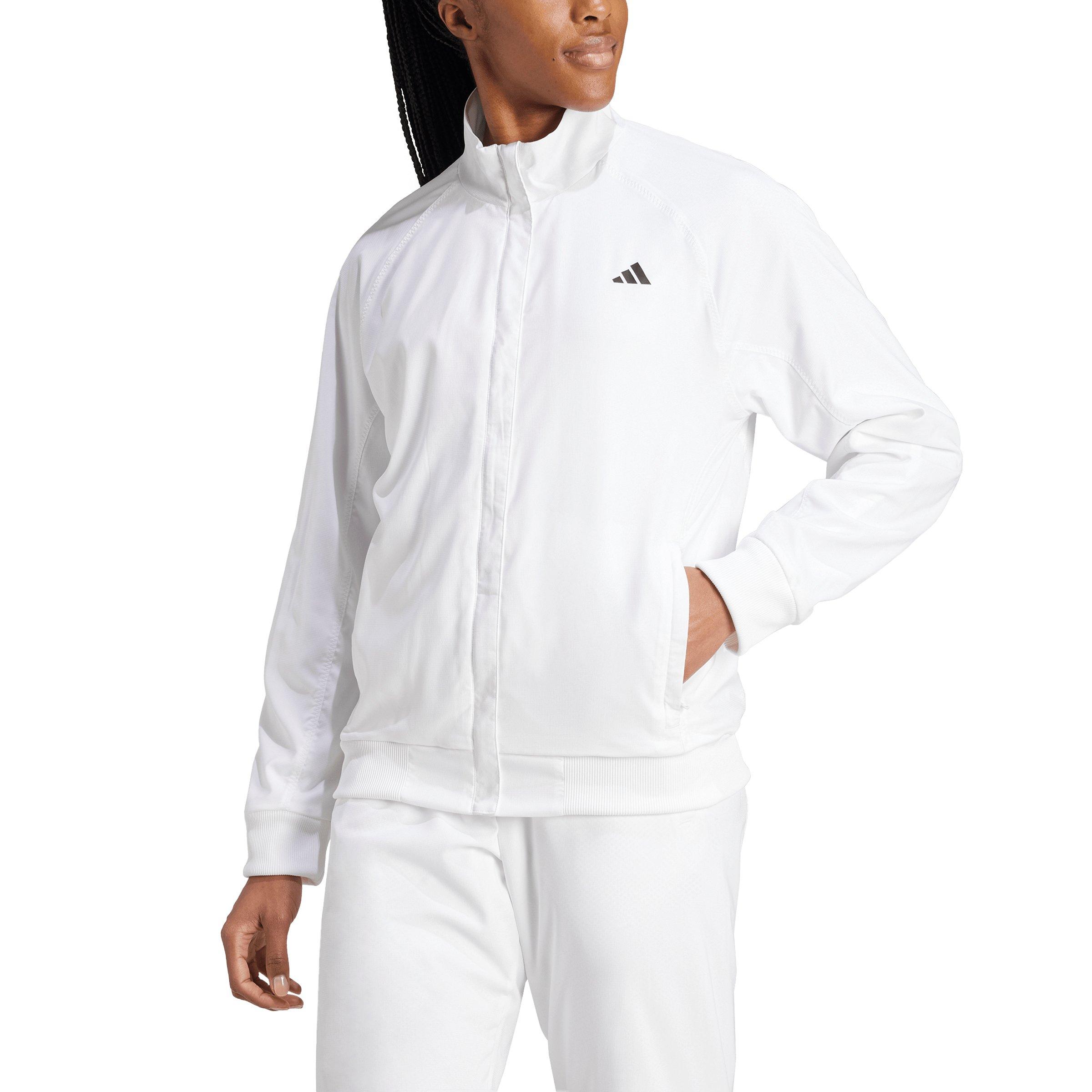 adidas Women's Tennis Walk-On Jacket - White - WHITE Thumbnail View 1