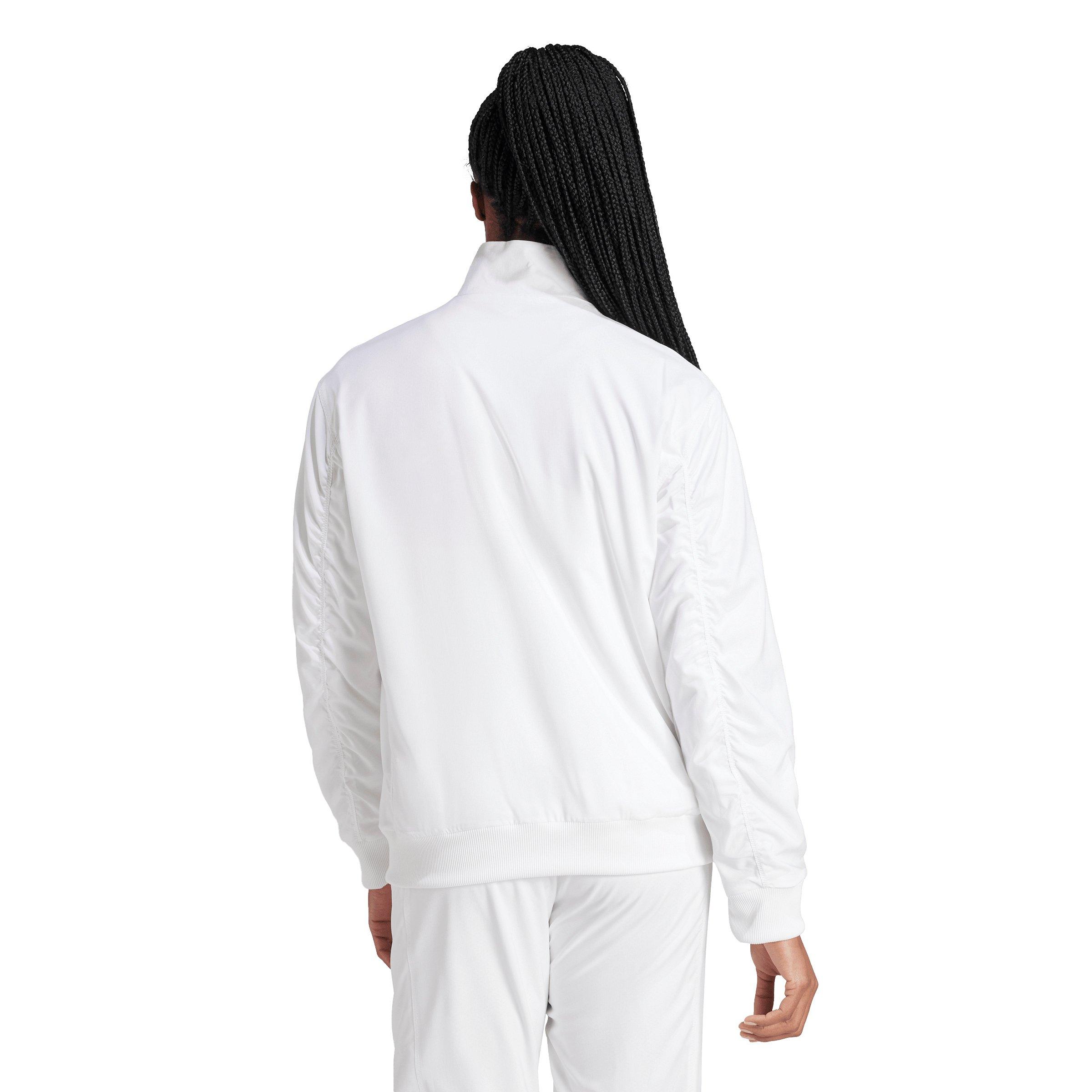 adidas Women's Tennis Walk-On Jacket - White - WHITE Thumbnail View 2