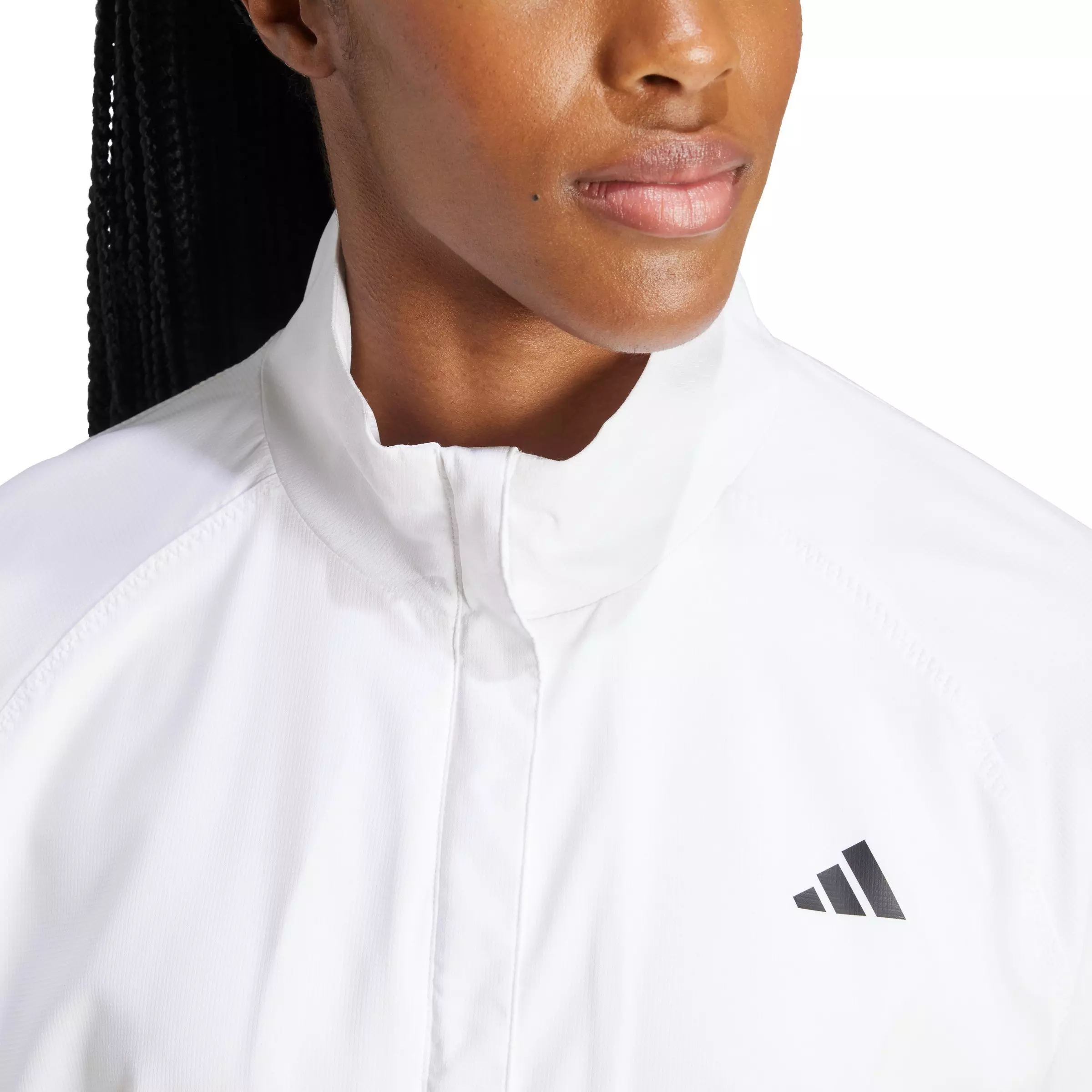 adidas Women's Tennis Walk-On Jacket - White - WHITE