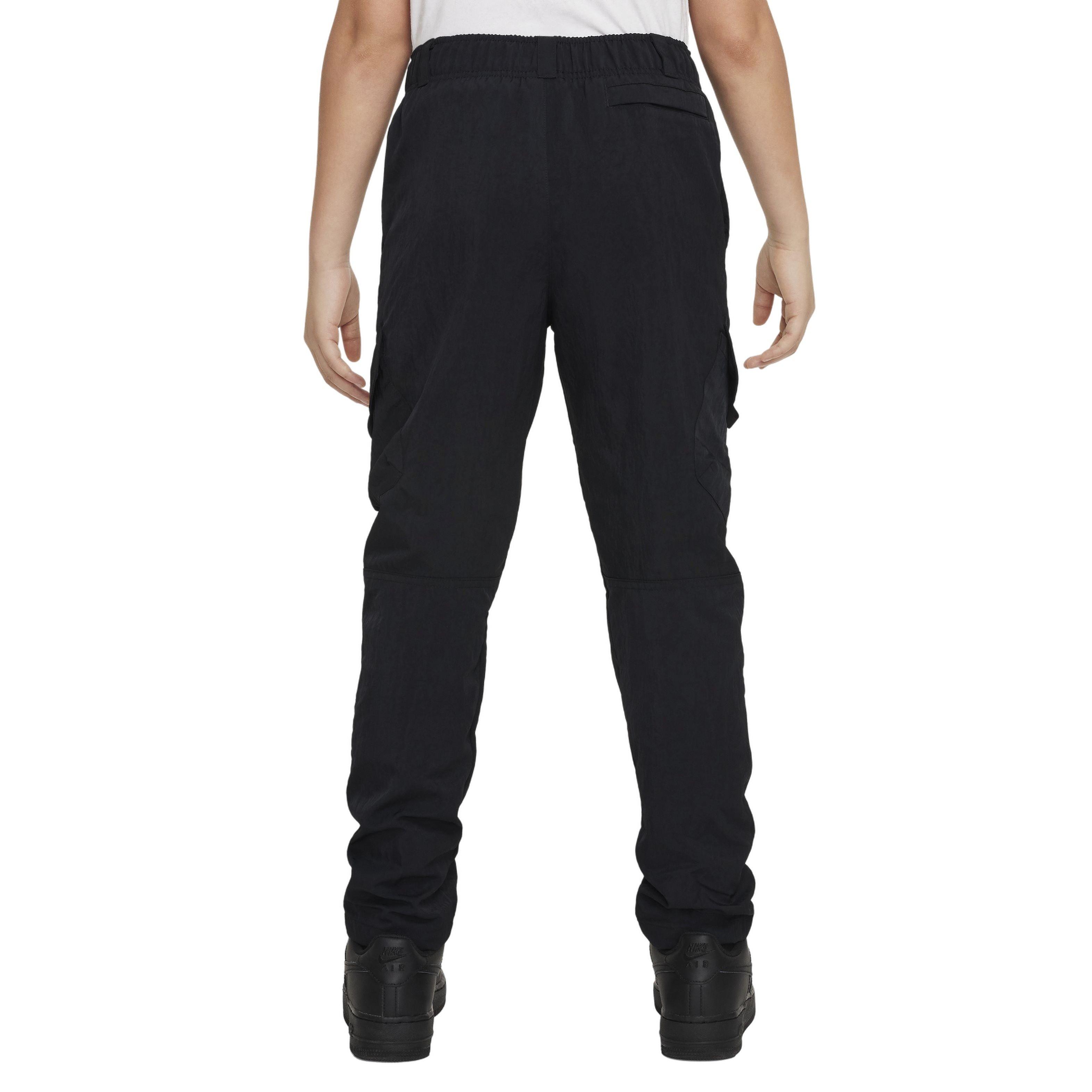 Nike Big Boys' Outdoor Play Woven Cargo Pants - Black - BLACK Thumbnail View 2