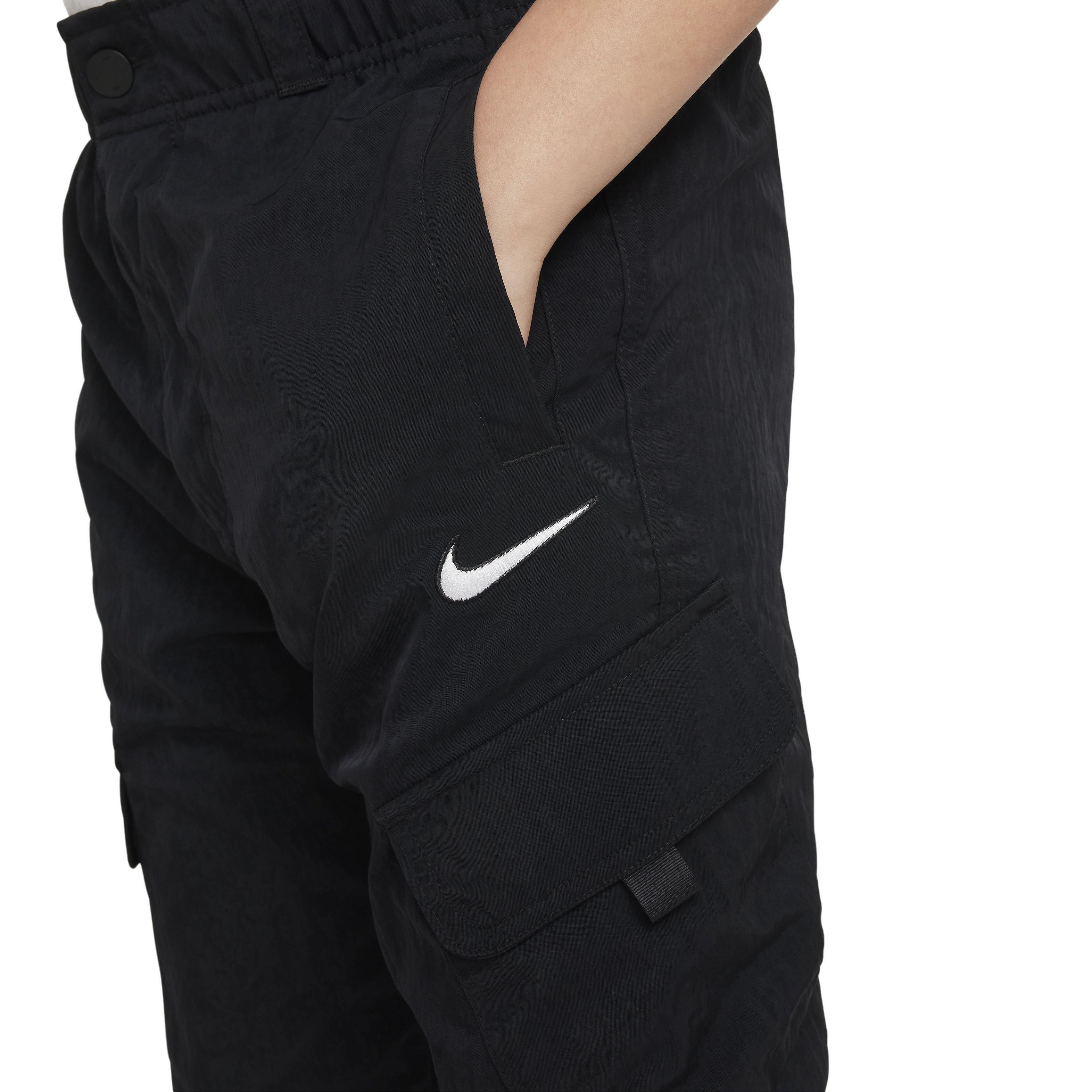 Nike Big Boys' Outdoor Play Woven Cargo Pants - Black - BLACK Thumbnail View 3