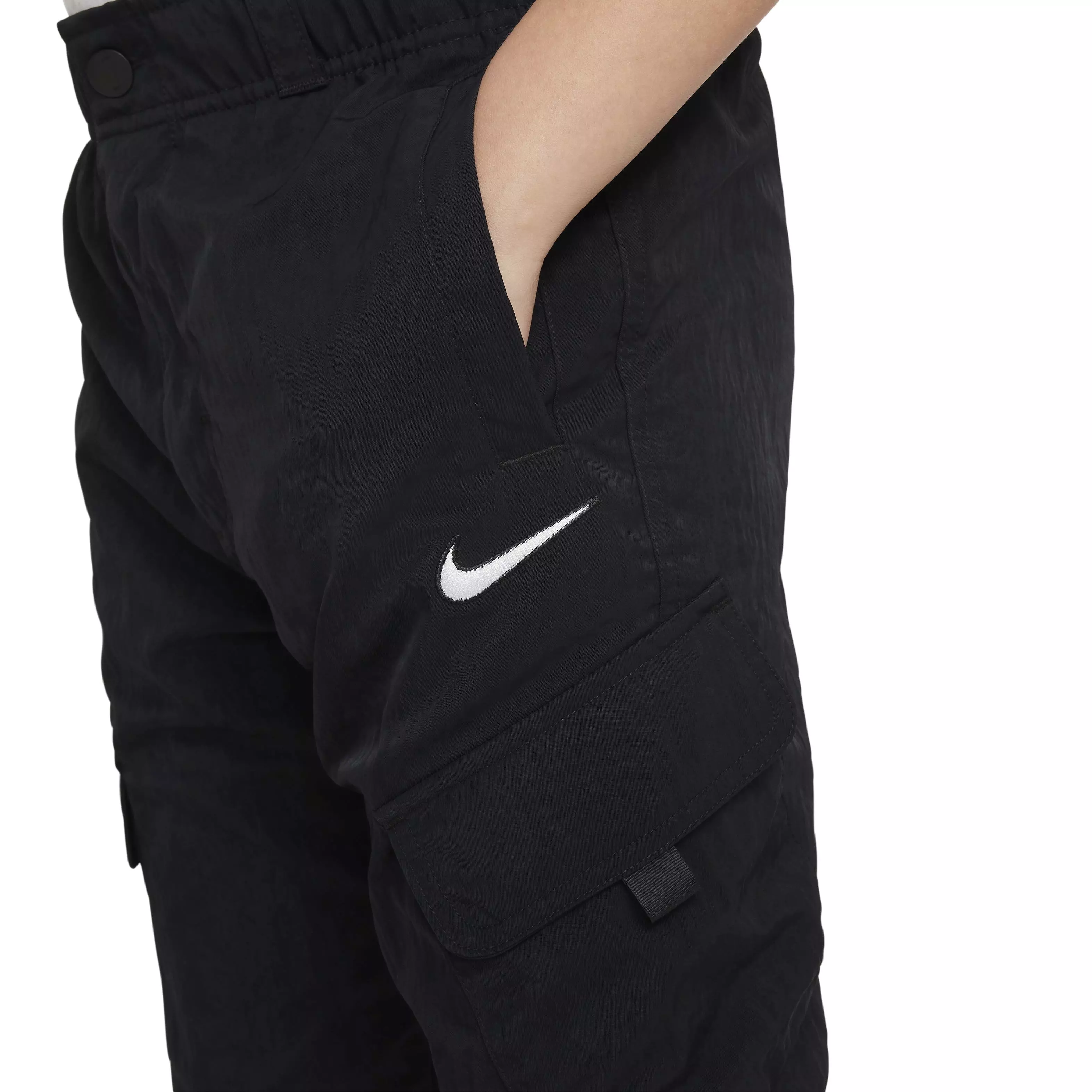 Nike Big Boys' Outdoor Play Woven Cargo Pants - Black - BLACK