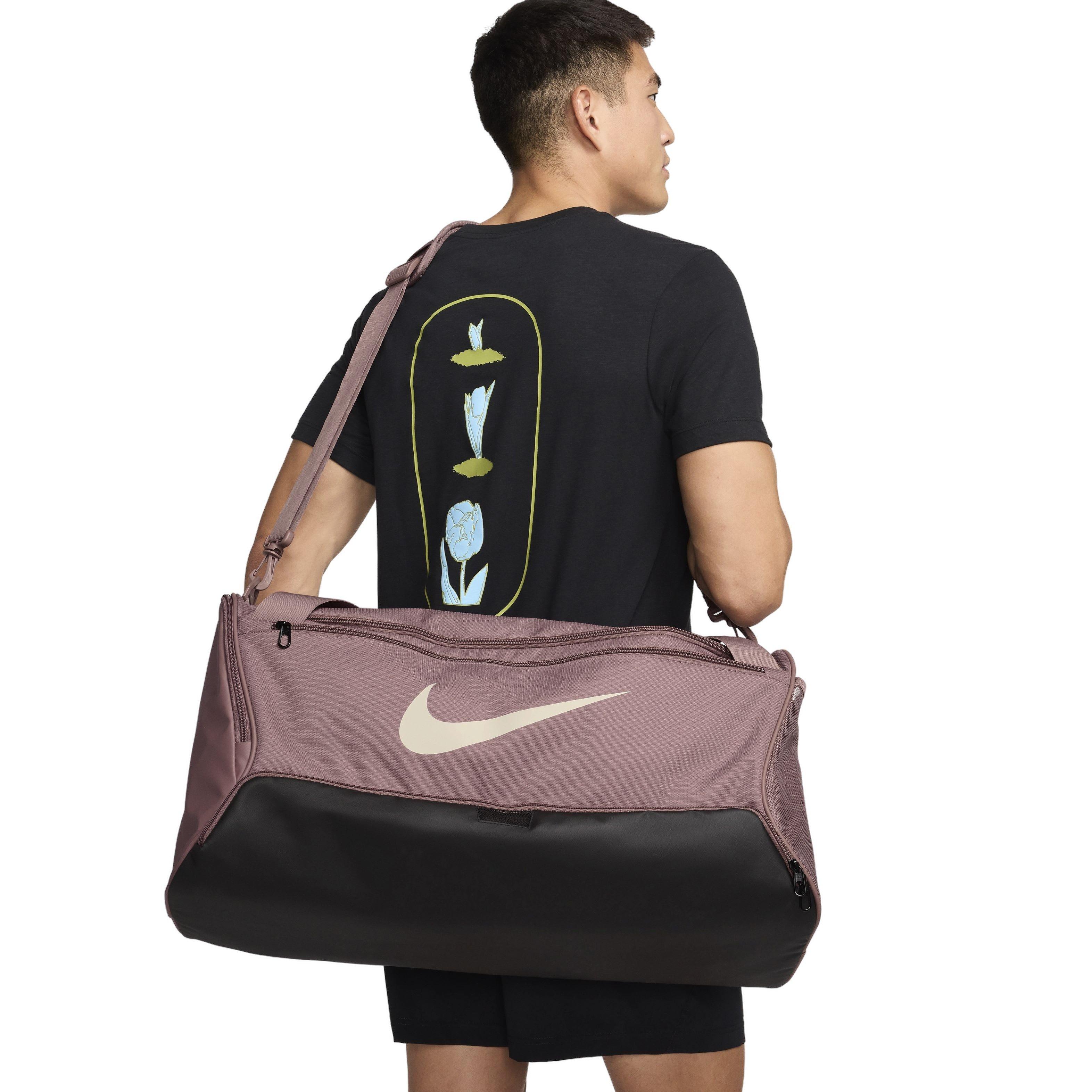 Nike Brasilla 9.5 Training Duffel Bag Medium - Pink/Black - PINK/BLACK Thumbnail View 8