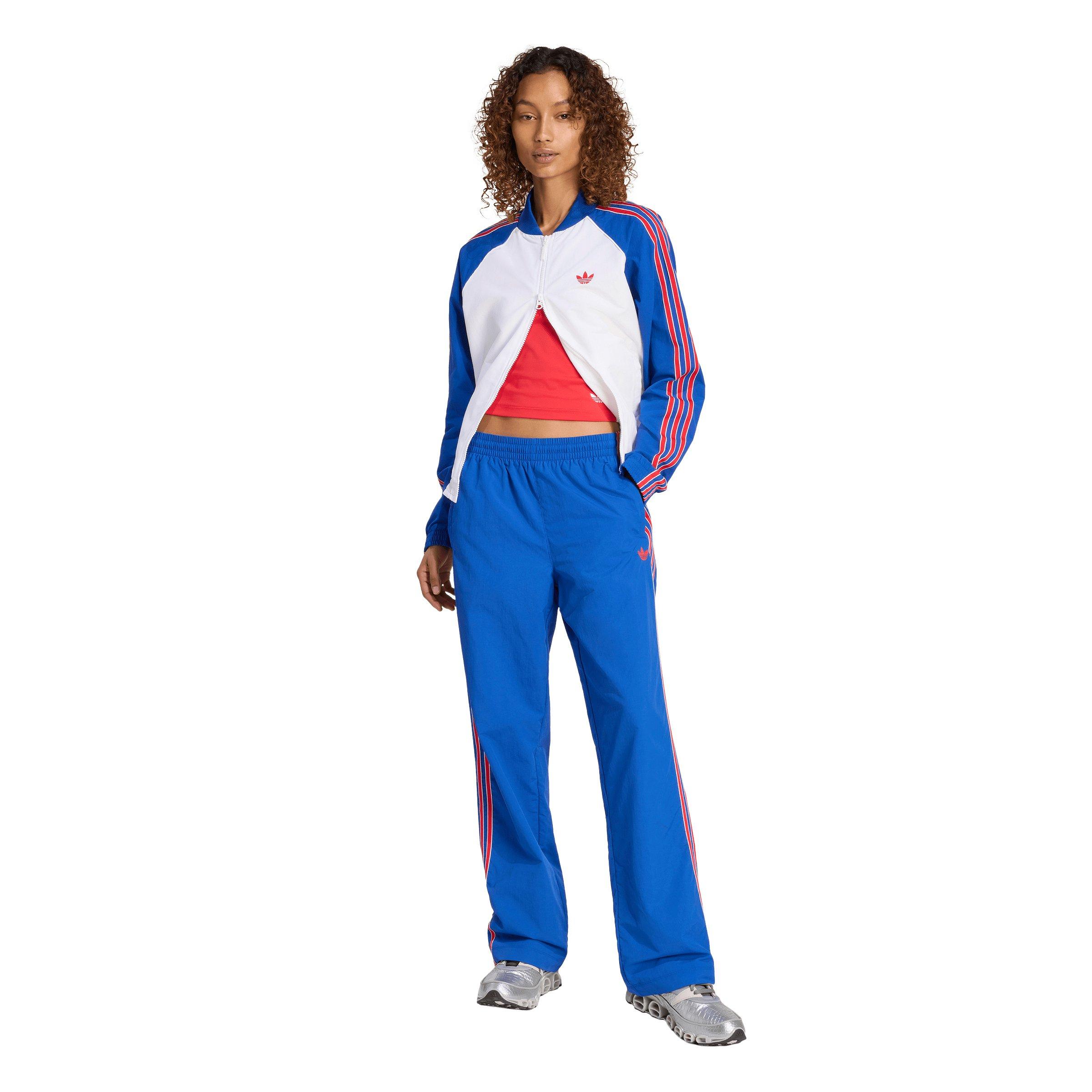adidas Originals Women's SST Track Jacket - White/Royal - WHITE/ROYAL Thumbnail View 5