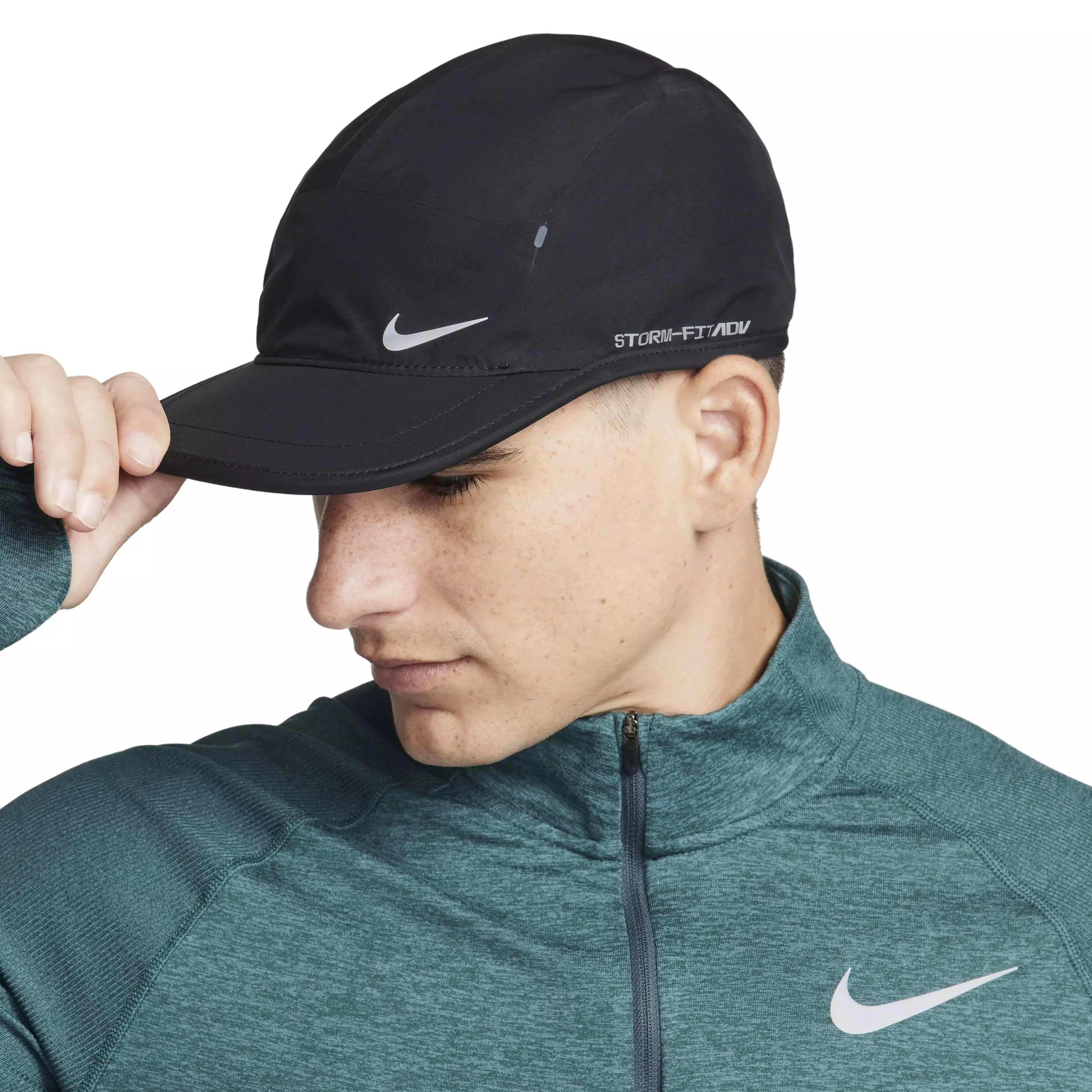 Nike Storm-FIT ADV Fly Unstructured AeroBill Cap-Black/Anthracite - BLACK/ANTHRACITE