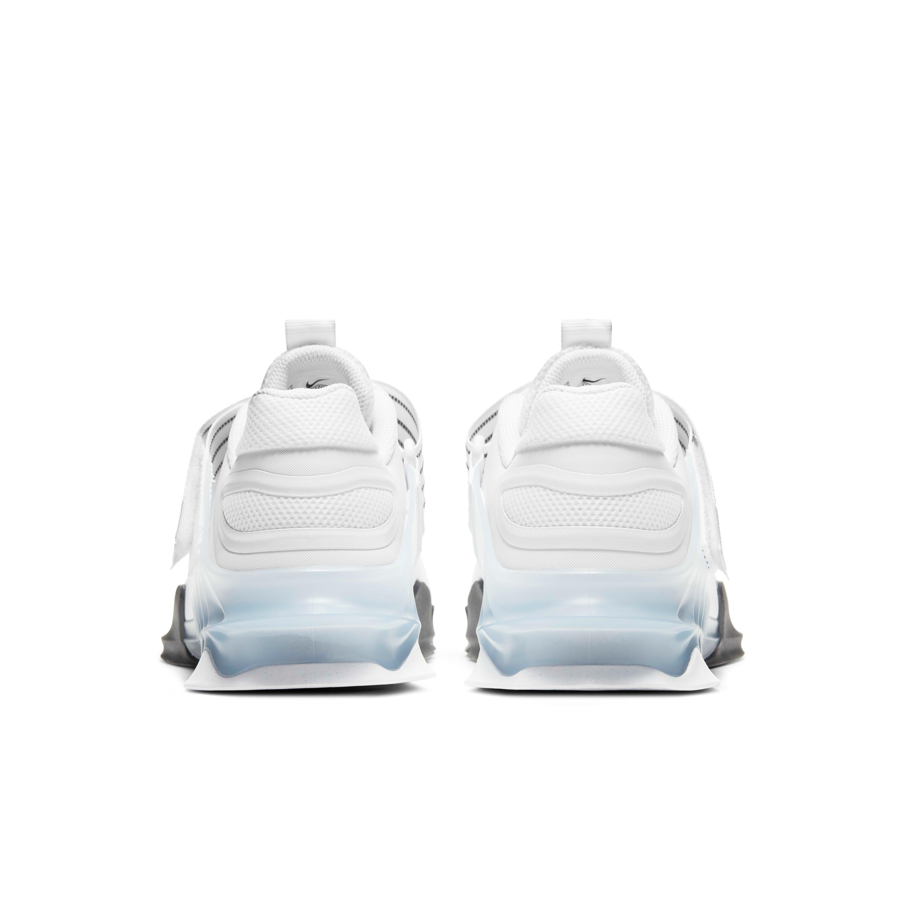 Nike Savaleos "White/Iron Grey/Laser Orange/Black" Unisex Weightlifting Shoe - WHITE/GREY/ORANGE/BLACK Thumbnail View 5