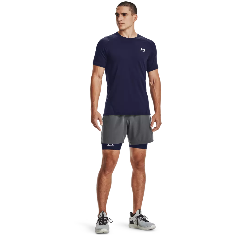 Under Armour Men's HeatGear Armour Compression Shorts - Grey