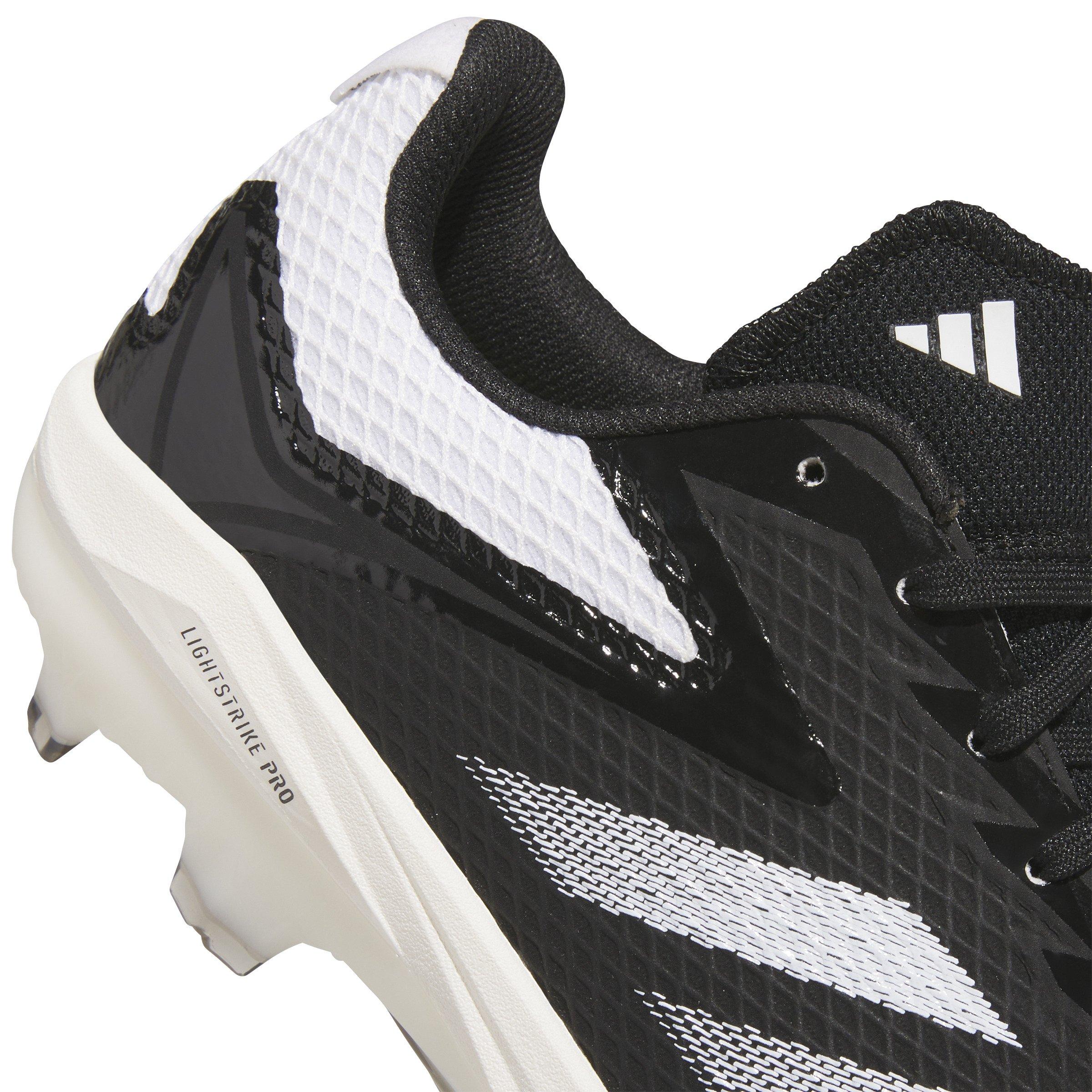 adidas Adizero Electric TPU "Core Black/Ftwr White/Core Black" Men's Baseball Cleat - BLACK/WHITE/BLACK Thumbnail View 7