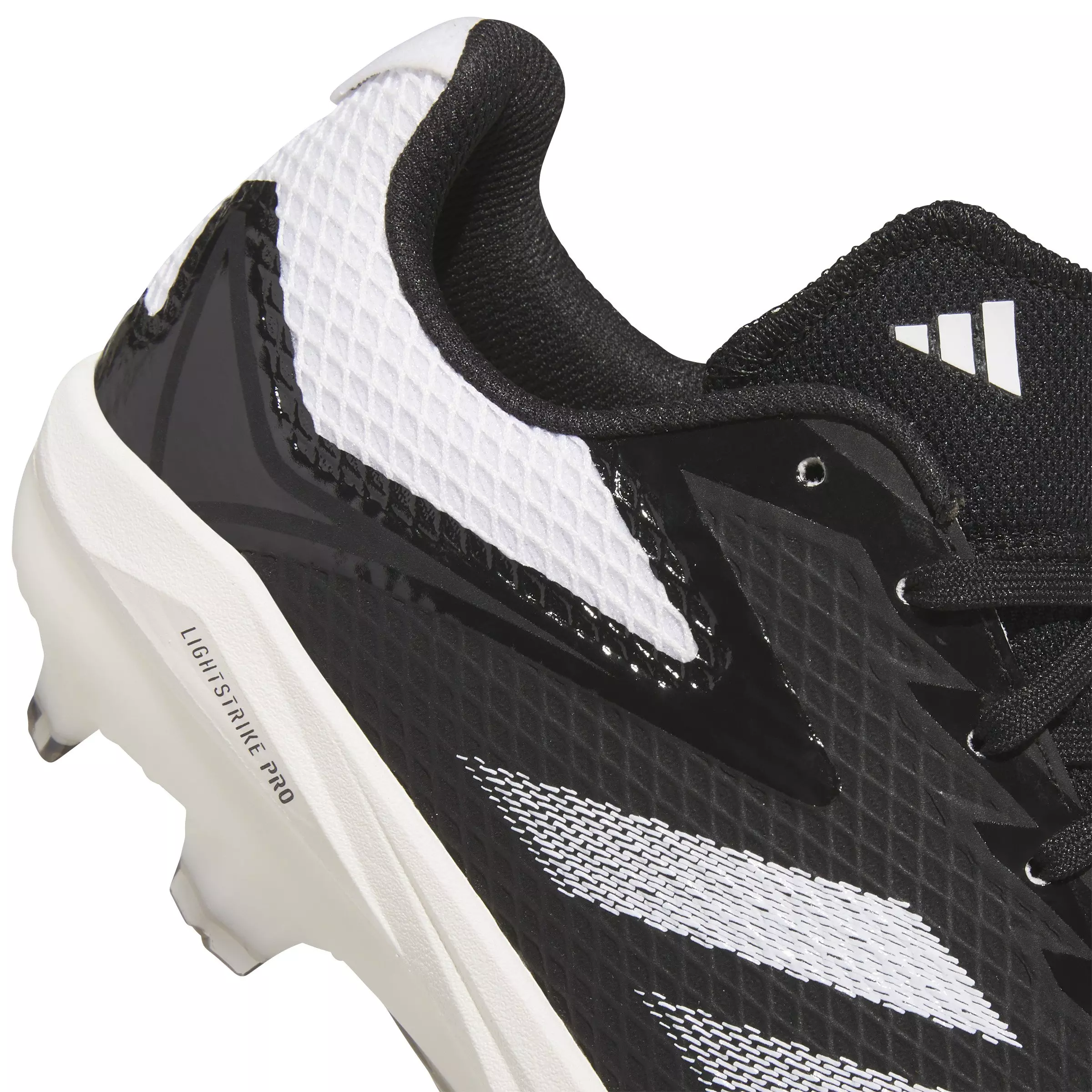 adidas Adizero Electric TPU "Core Black/Ftwr White/Core Black" Men's Baseball Cleat - BLACK/WHITE/BLACK