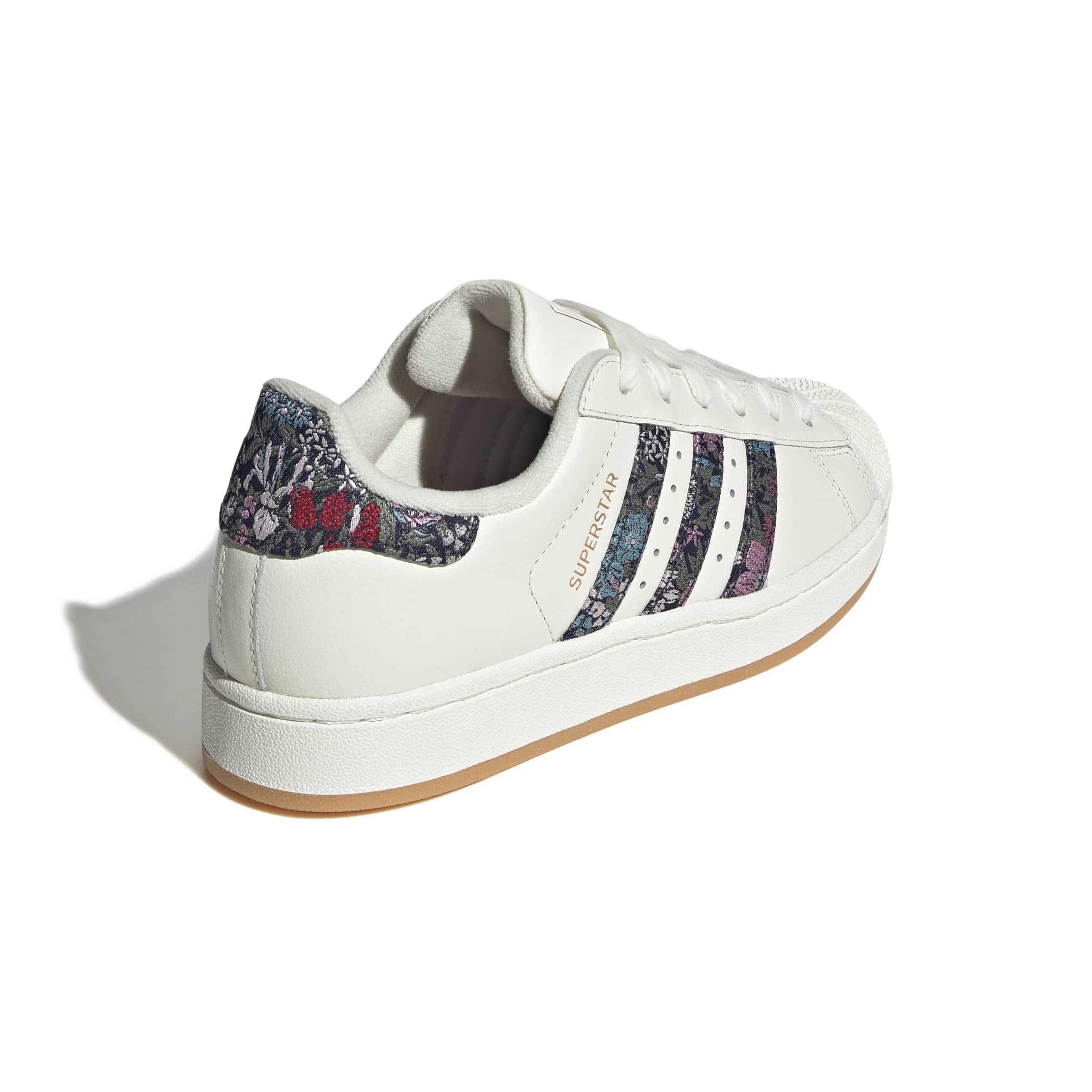 adidas Originals Liberty Superstar II "Off White/Dual Magenta/Gum 3" Grade School Girls' Shoe - OFF WHITE/MAGENTA/GUM