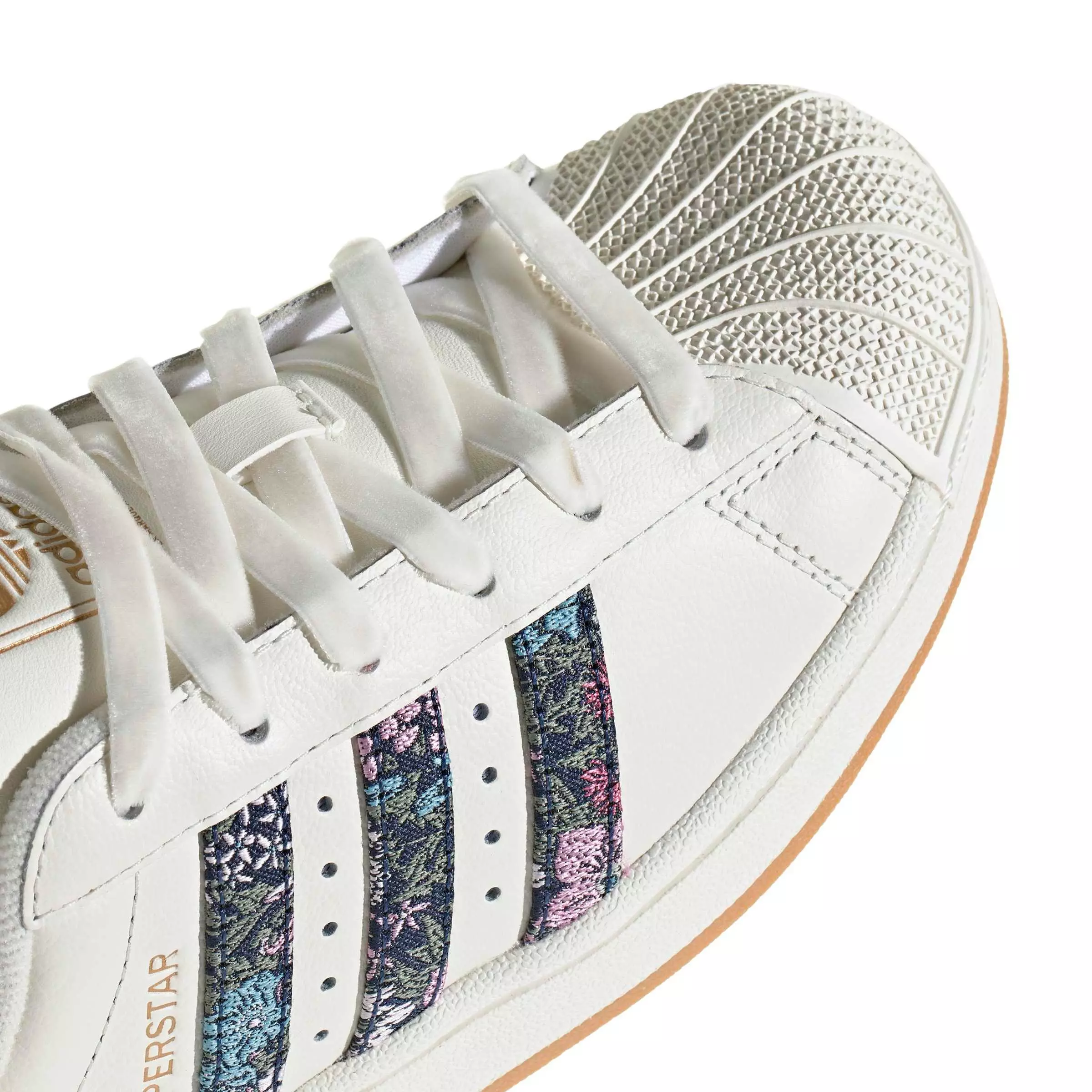 adidas Originals Liberty Superstar II "Off White/Dual Magenta/Gum 3" Grade School Girls' Shoe - OFF WHITE/MAGENTA/GUM