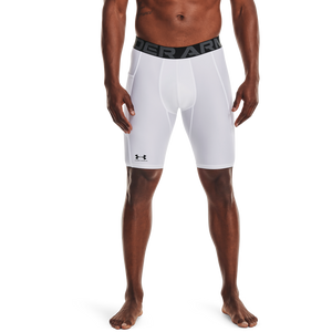 White-Under Armour compression shorts - Hibbett