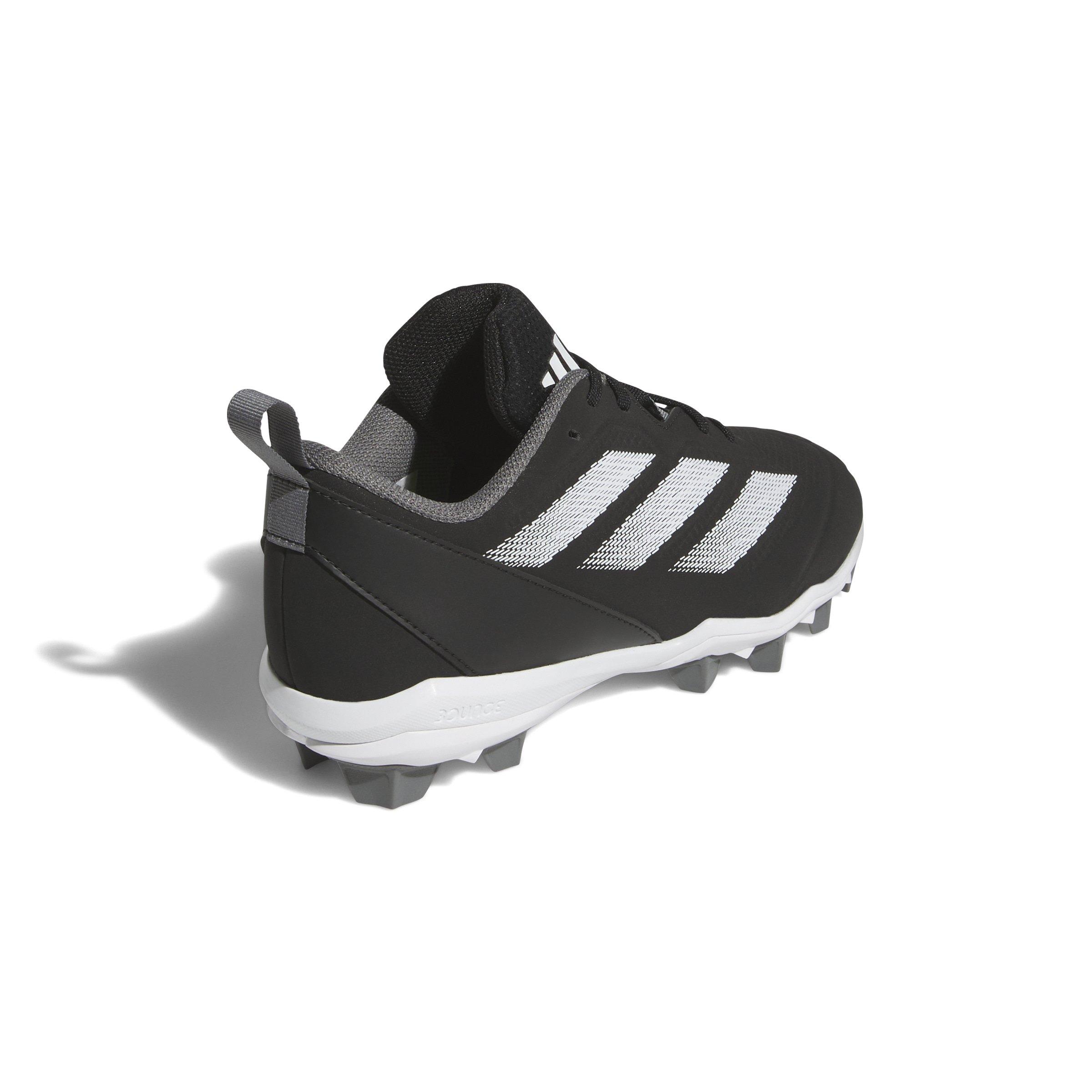 adidas Adizero Instinct Molded Grade School Girls' "Black/White/Team Grey Four" Softball Cleat