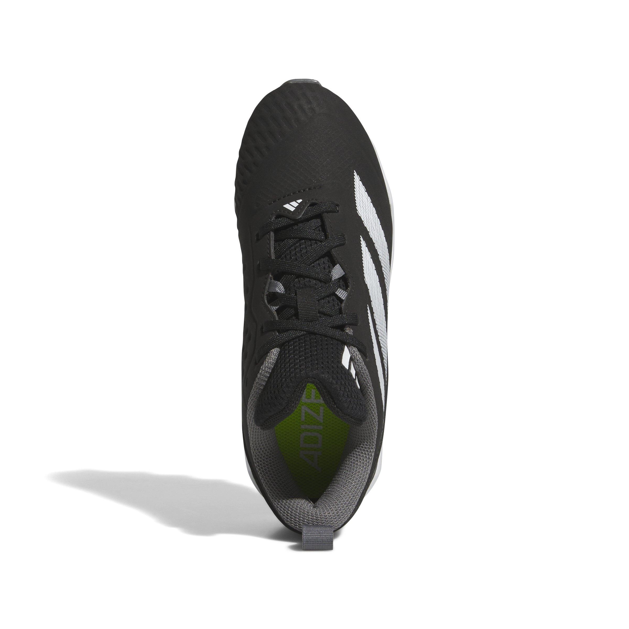 adidas Adizero Instinct Molded Grade School Girls' "Black/White/Team Grey Four" Softball Cleat