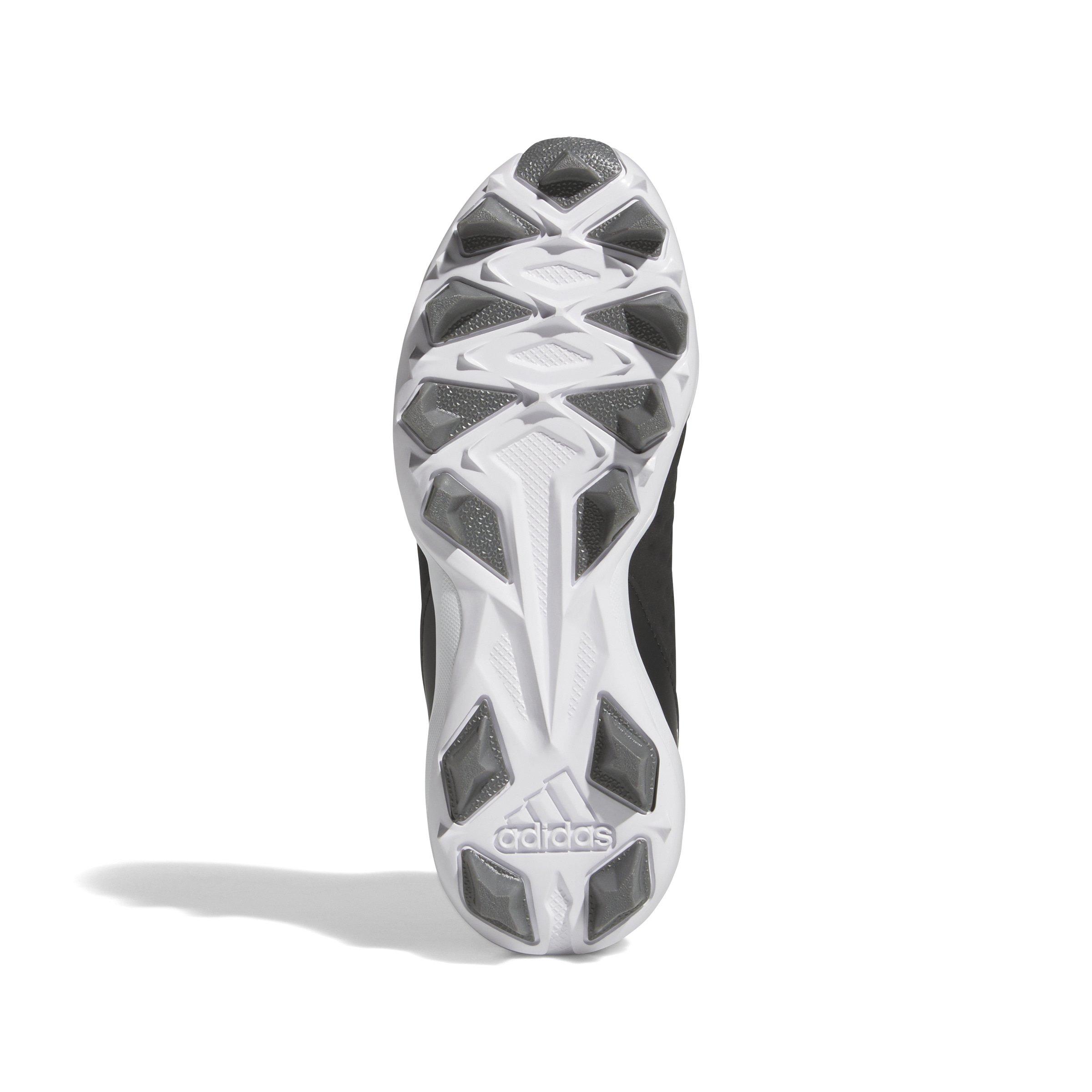 adidas Adizero Instinct Molded Grade School Girls' "Black/White/Team Grey Four" Softball Cleat