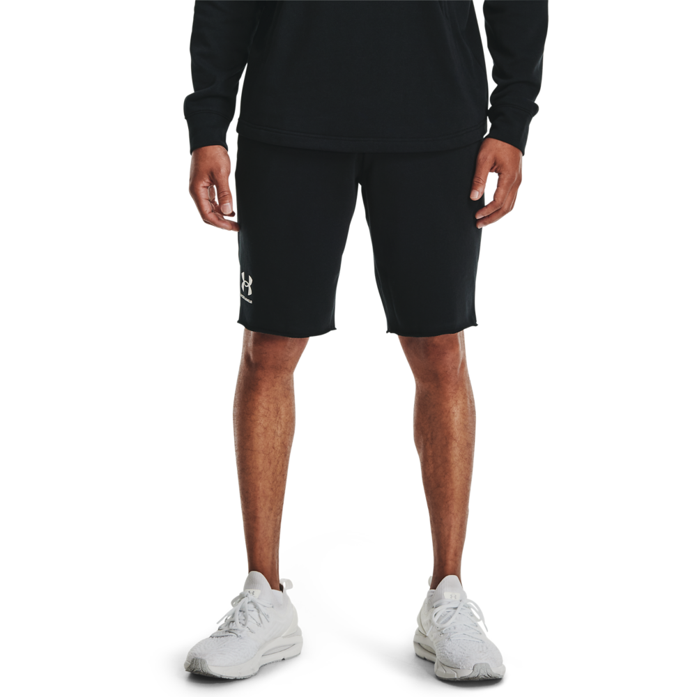 Under Armour Men's UA Rival Terry Shorts - BLACK Thumbnail View 1