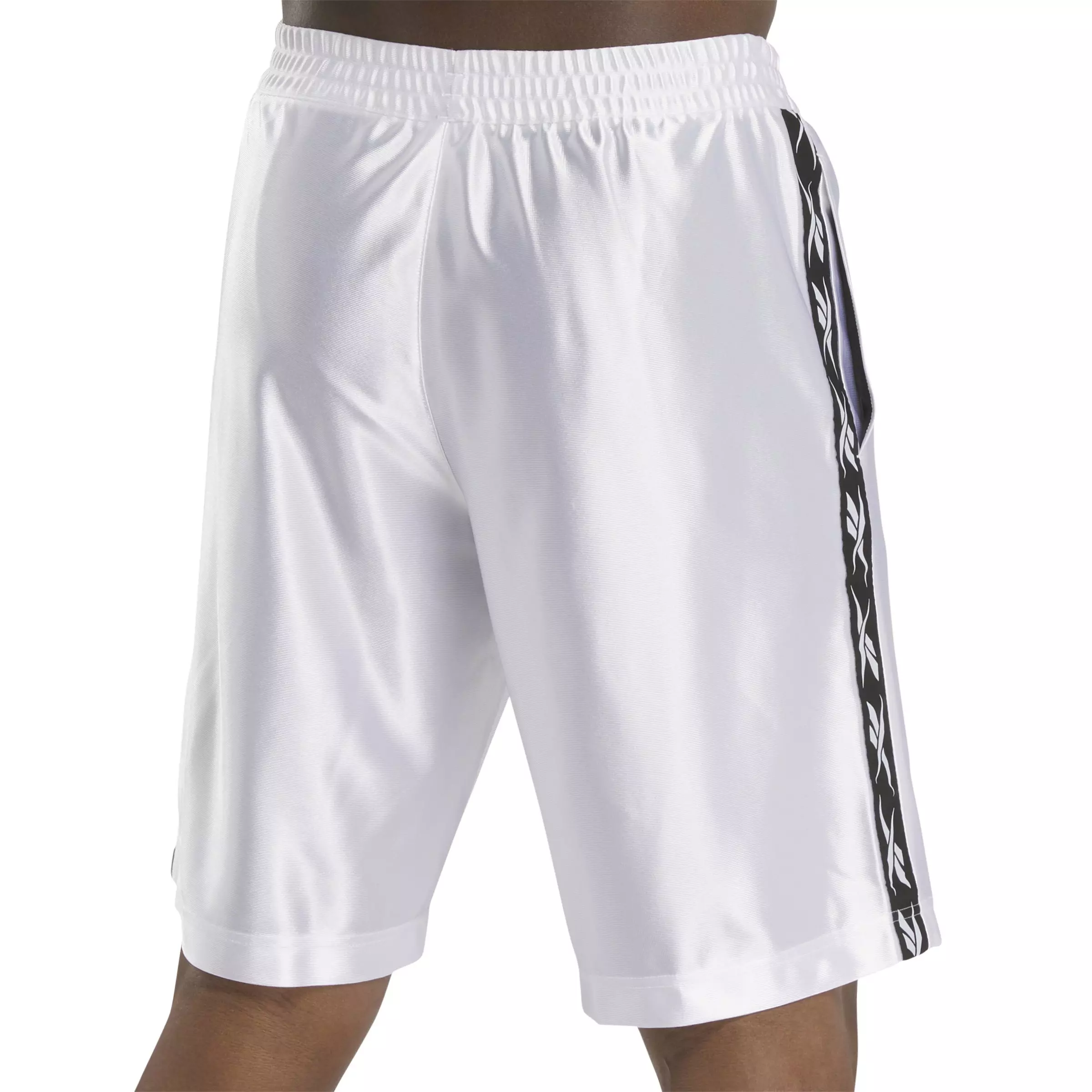 Reebok Men's Full Dazzle Basketball Shorts - WHITE