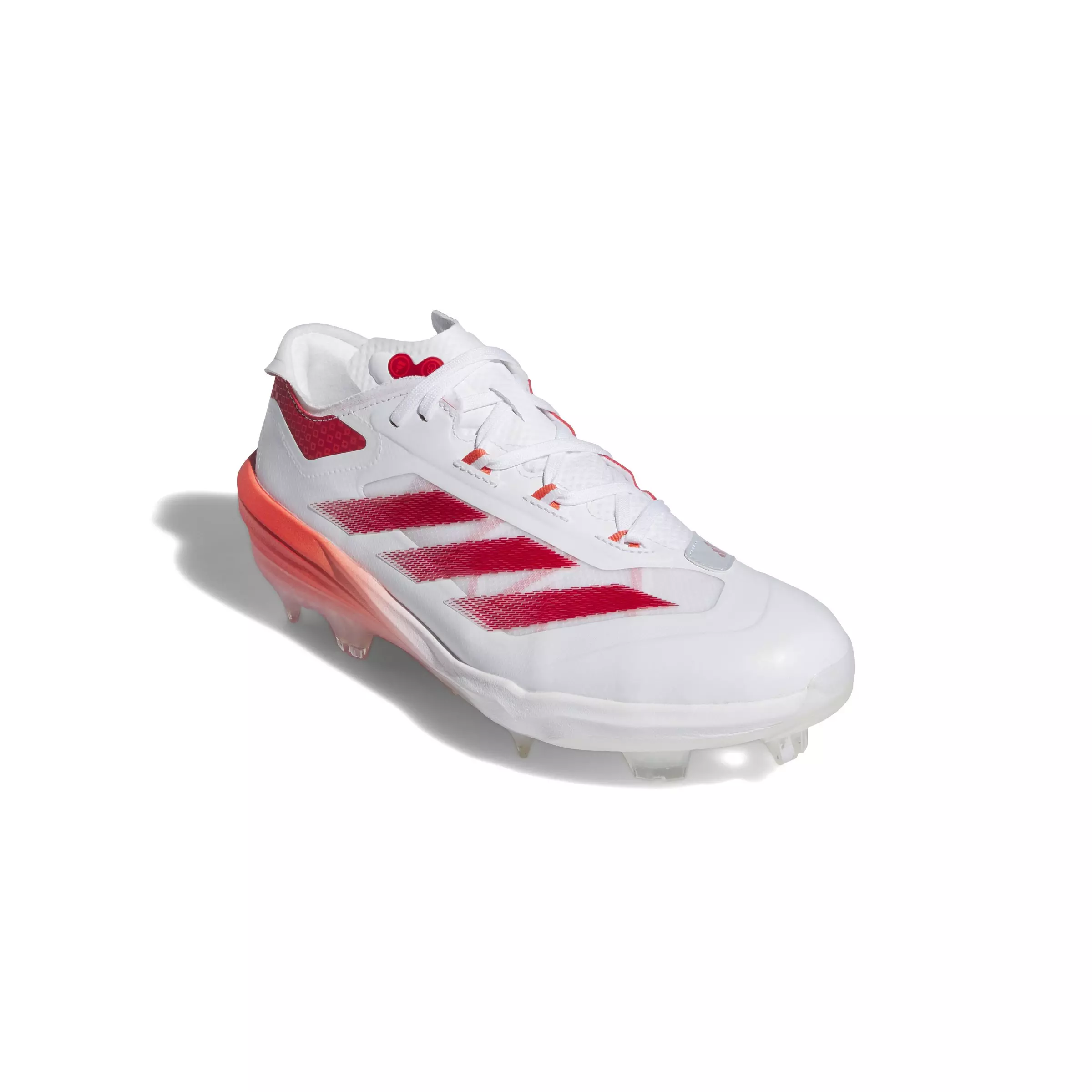adidas Adizero Impact TPU Warp Speed "Ftwr White/Team Power Red 2/Bright Red" Men's Baseball Cleat - WHITE/RED/RED