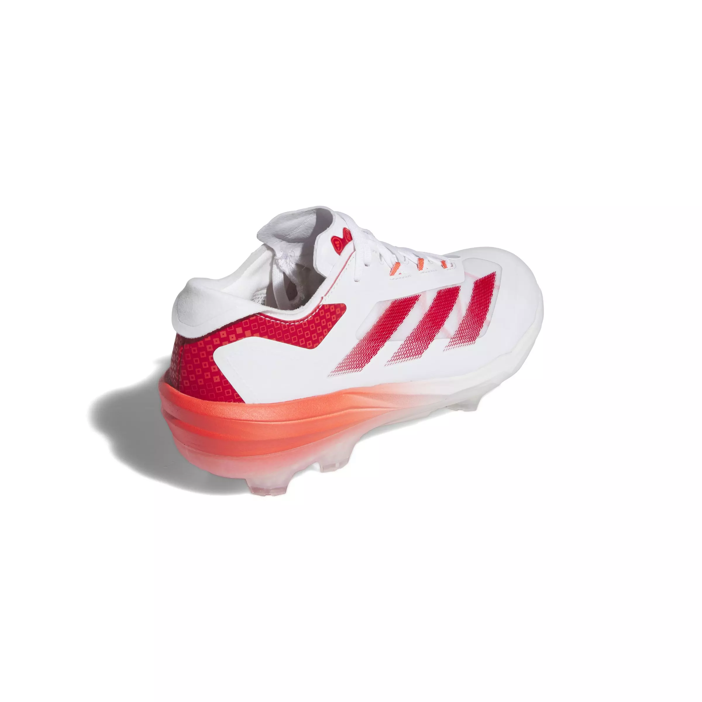 adidas Adizero Impact TPU Warp Speed "Ftwr White/Team Power Red 2/Bright Red" Men's Baseball Cleat - WHITE/RED/RED