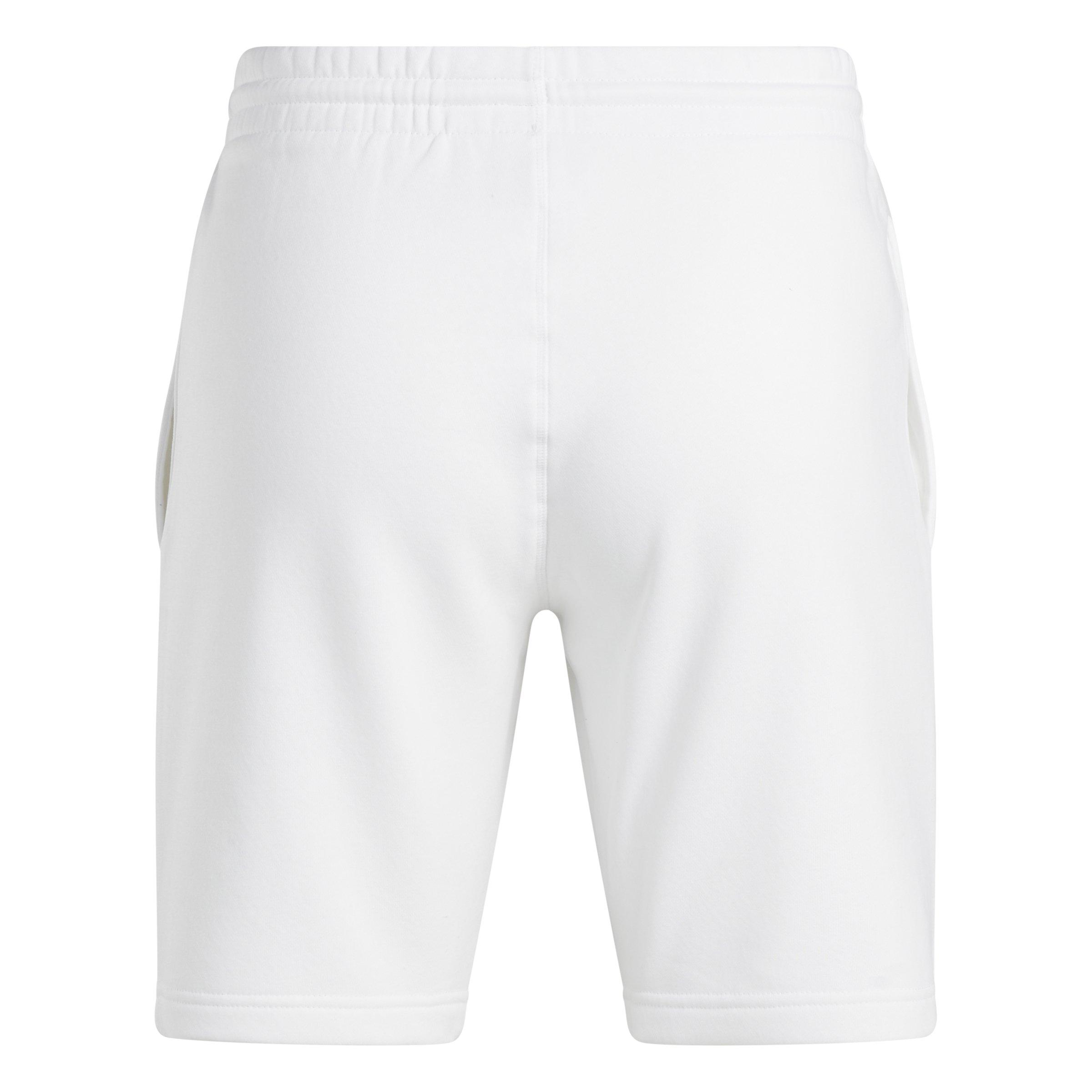 Reebok Men's Identity Small Logo Fleece Shorts - WHITE Thumbnail View 2