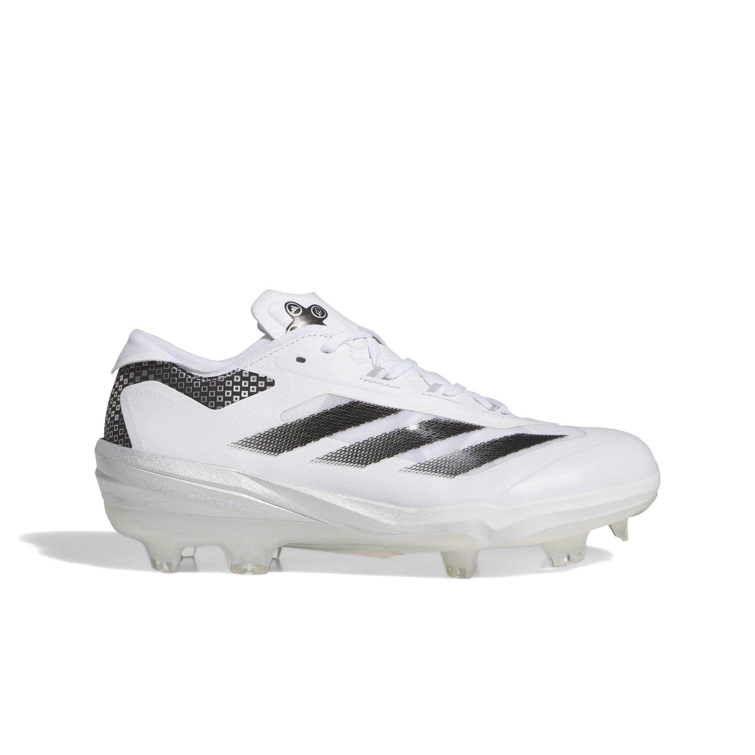 adidas Adizero Impact TPU Warp Speed "Ftwr White/Core Black/Silver Metallic" Men's Baseball Cleat - WHITE/BLACK/SILVER Thumbnail View 1