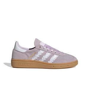 adidas Originals Handball Spezial "Ice Lavender/Ftwr White/Gum 3" Grade School Girls' Shoe - LAVENDER/WHITE/GUM