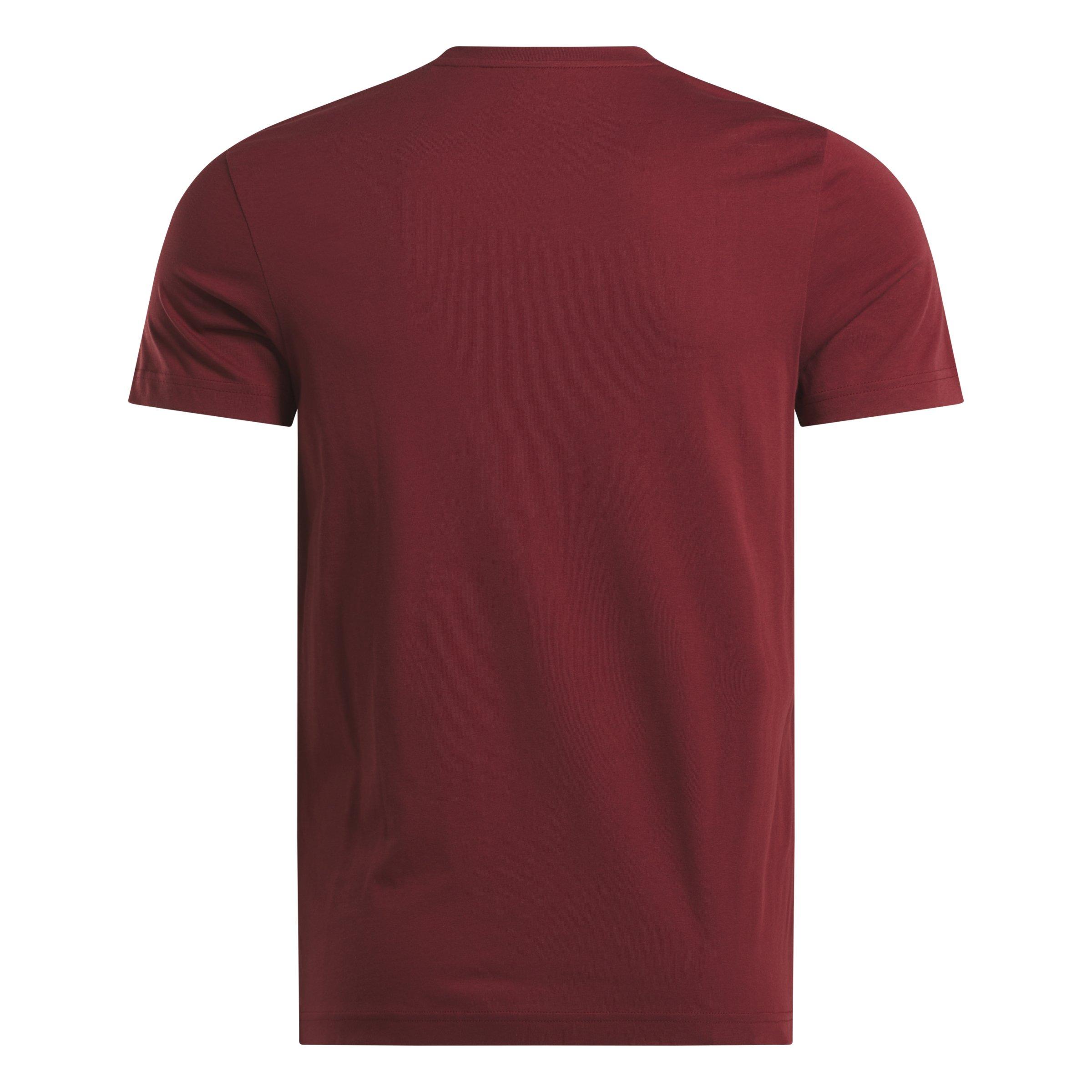 Reebok Men's Identity Classics Shirt-Maroon - MAROON Thumbnail View 5