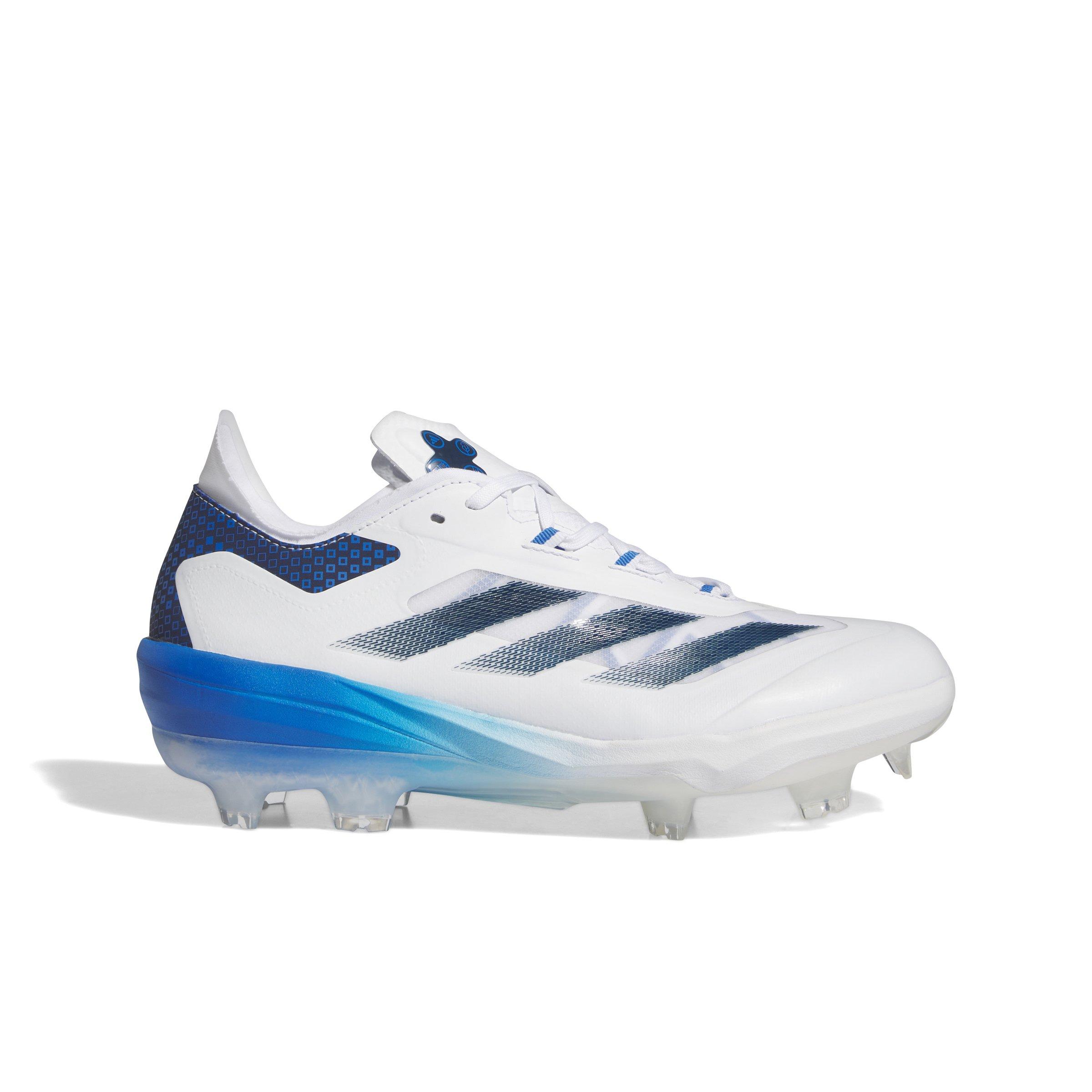 adidas Adizero Impact TPU Warp Speed "White/Team Navy Blue 2/Bright Royal" Men's Baseball Cleat - WHITE/NAVY/ROYAL Thumbnail View 1