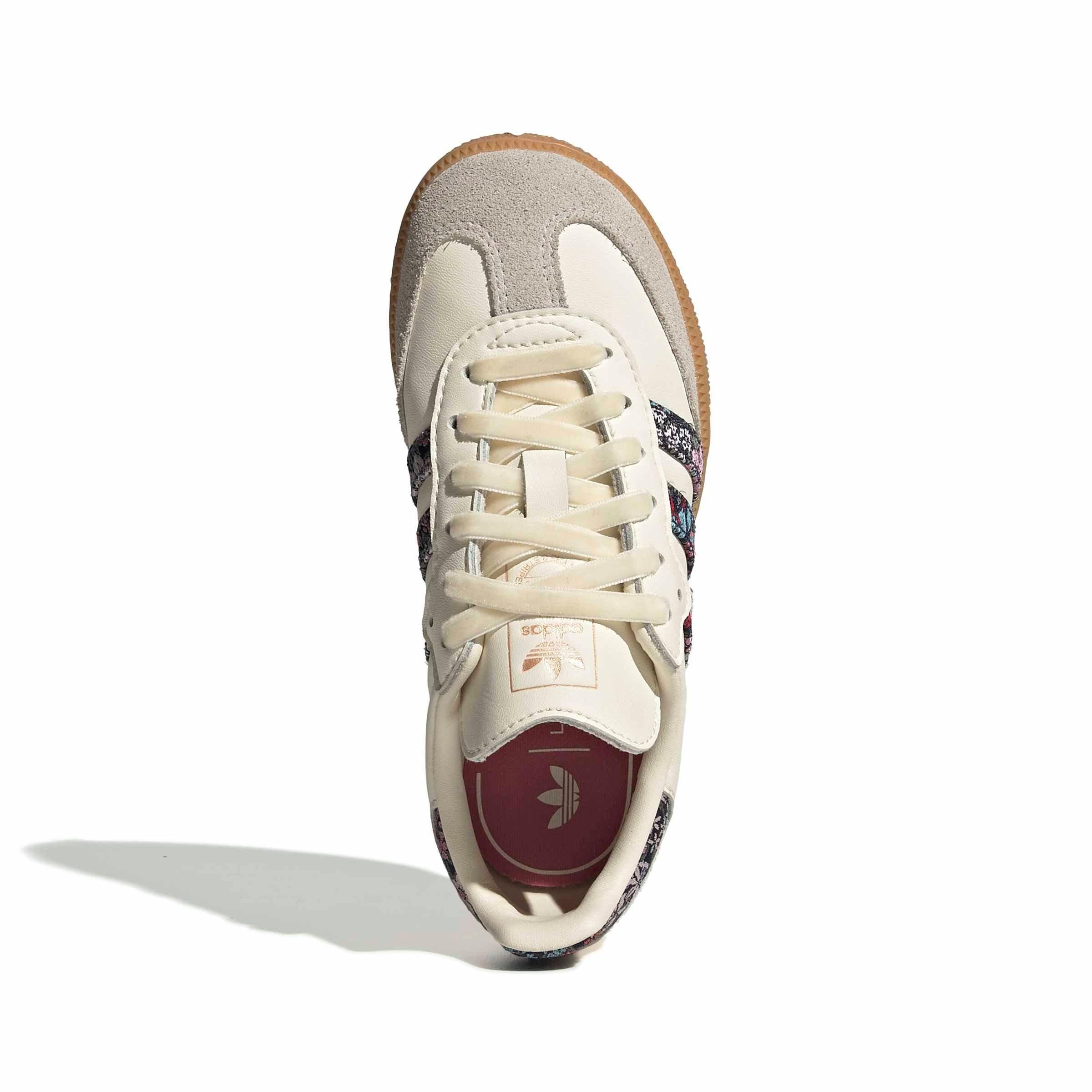 adidas Originals Liberty London Samba OG Lace "Cream White/Talc" Preschool Girls' Shoe - CREAM/TALC