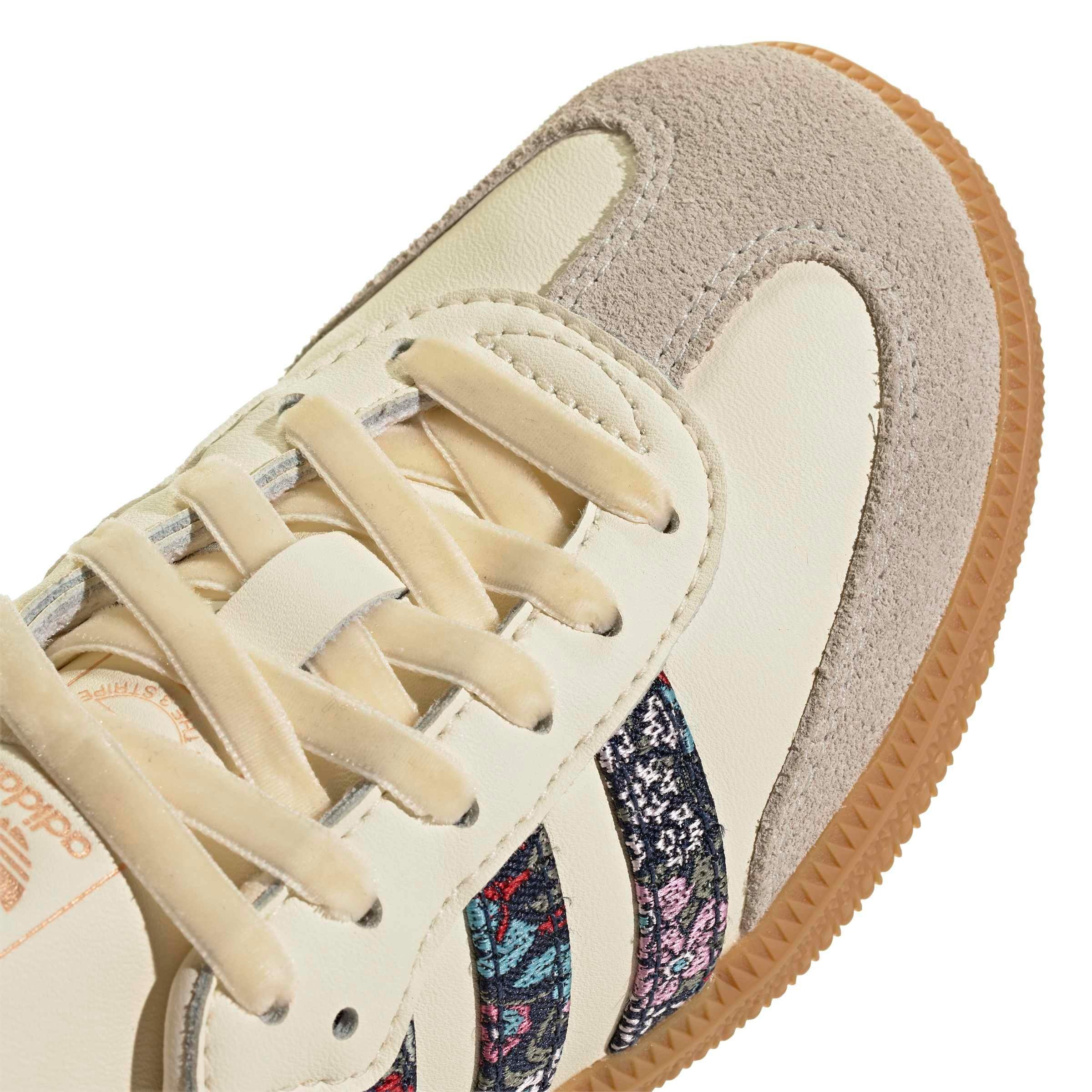 adidas Originals Liberty London Samba OG Lace "Cream White/Talc" Preschool Girls' Shoe - CREAM/TALC